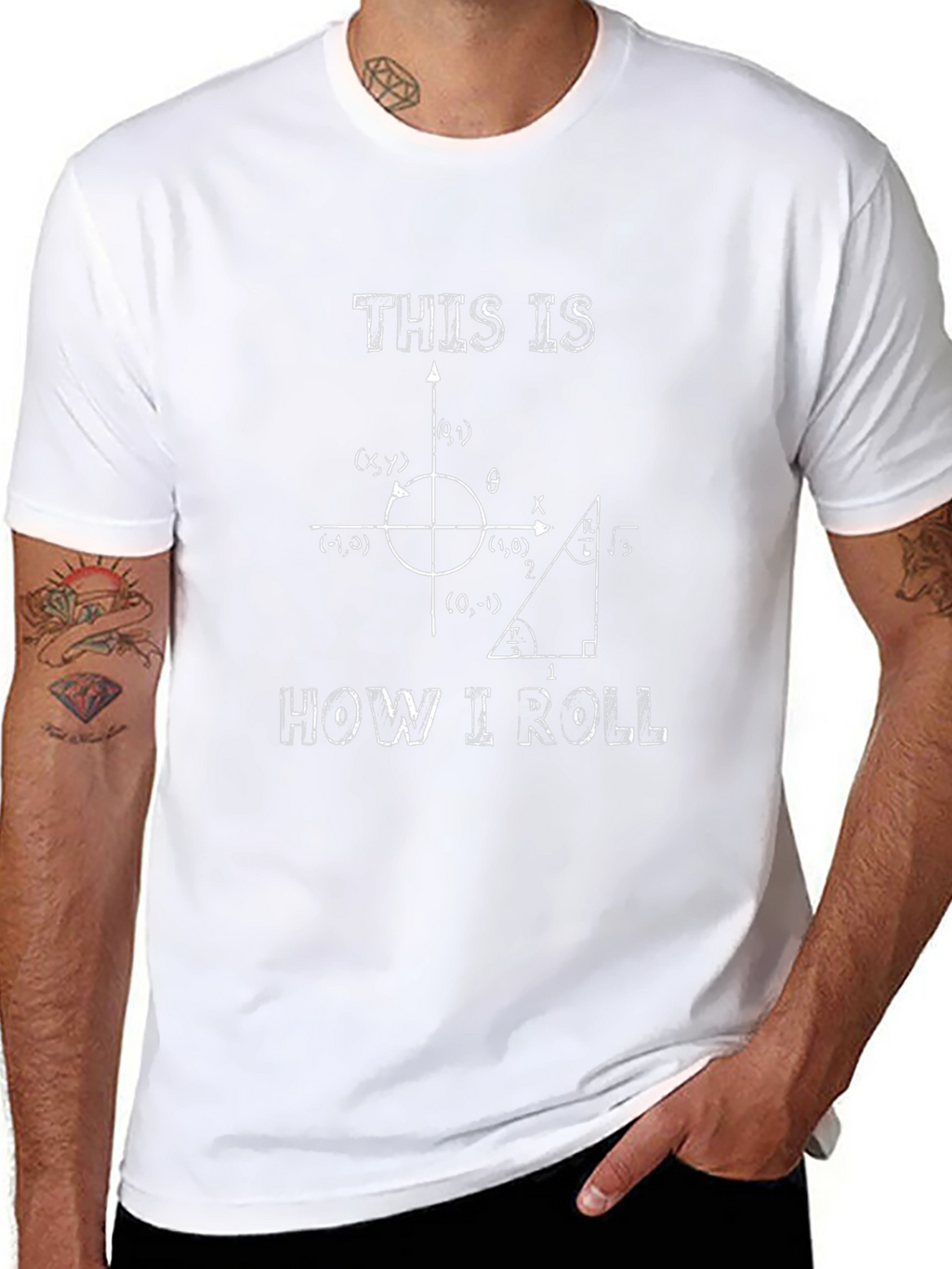 Math Humor T-Shirt: How I Roll