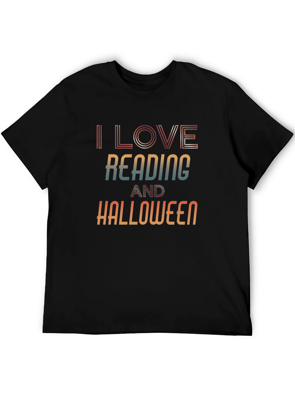 I Love Reading And Halloween T-Shirt