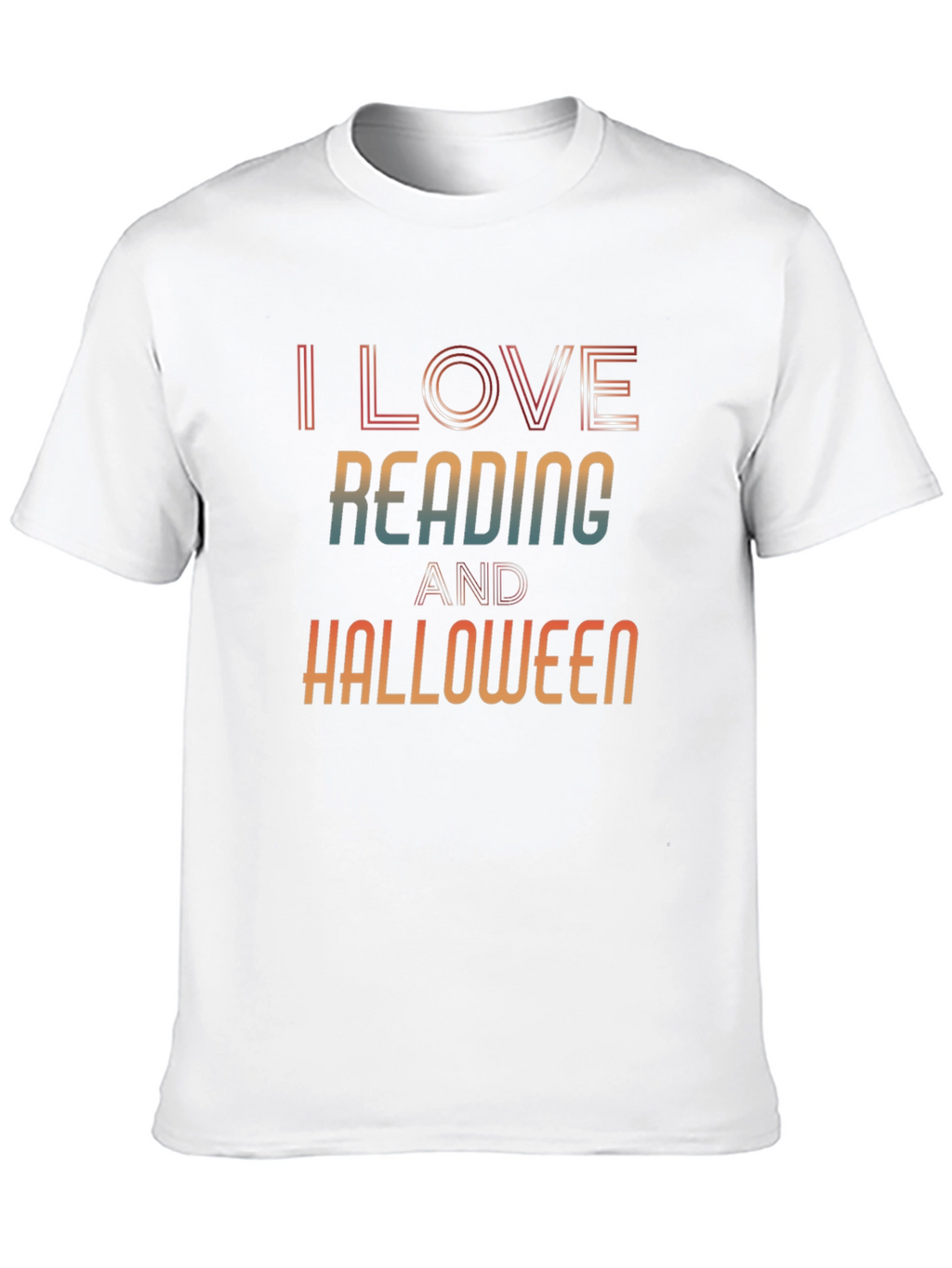 I Love Reading And Halloween T-Shirt