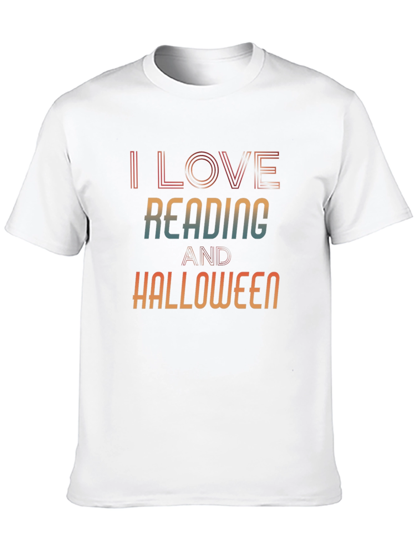 I Love Reading And Halloween T-Shirt