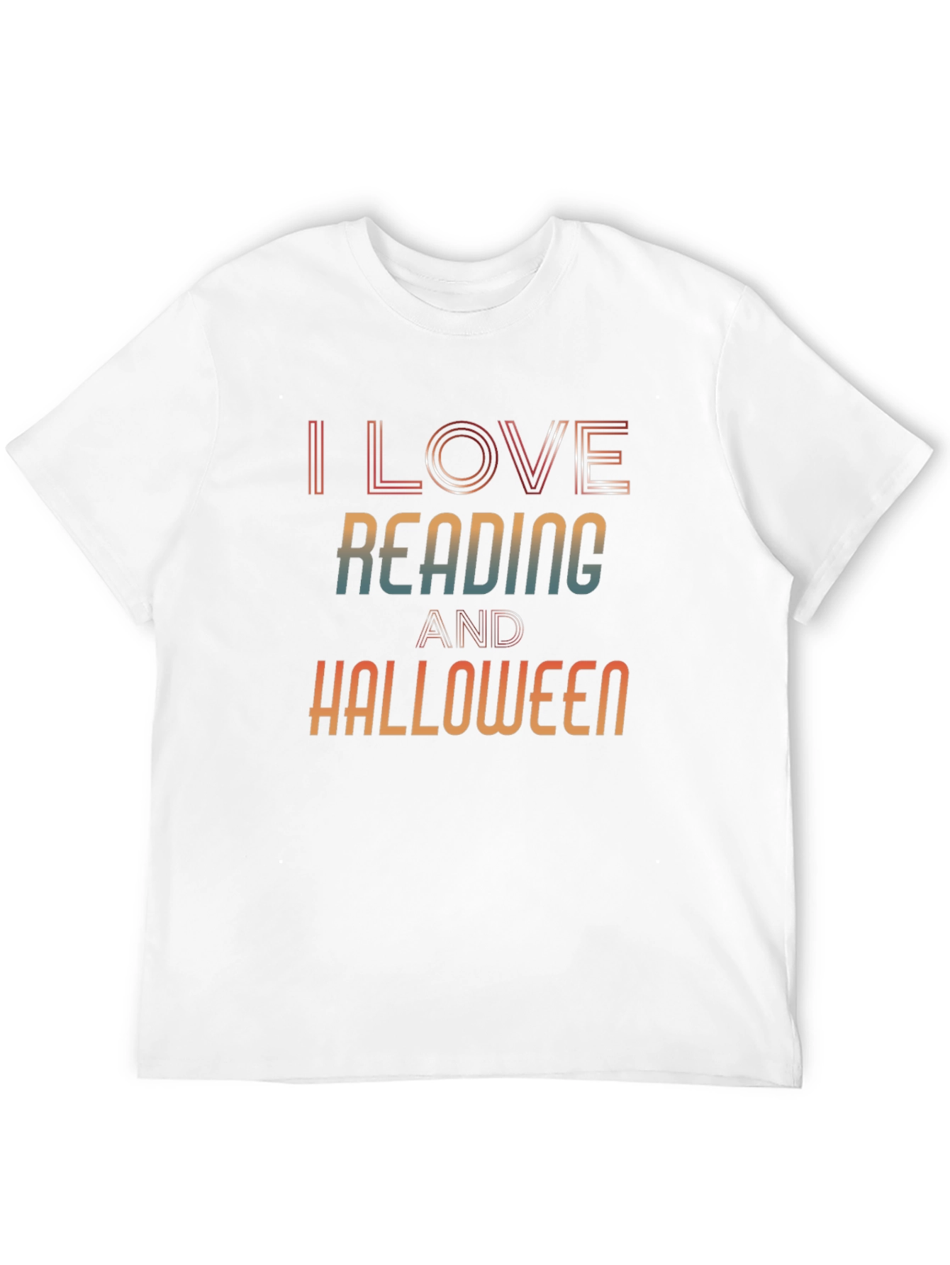 I Love Reading And Halloween T-Shirt