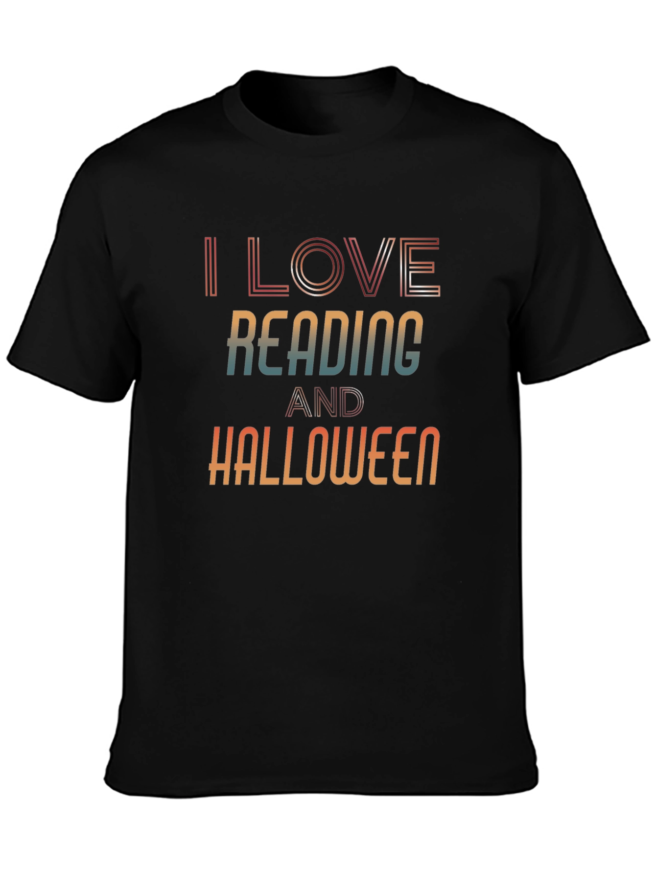 I Love Reading And Halloween T-Shirt