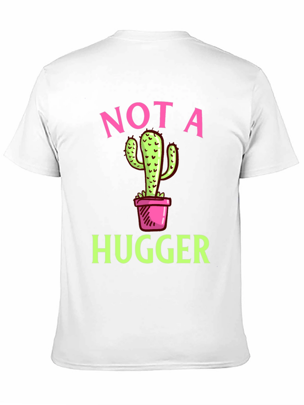 Not a Hugger Cactus Graphic T-Shirt