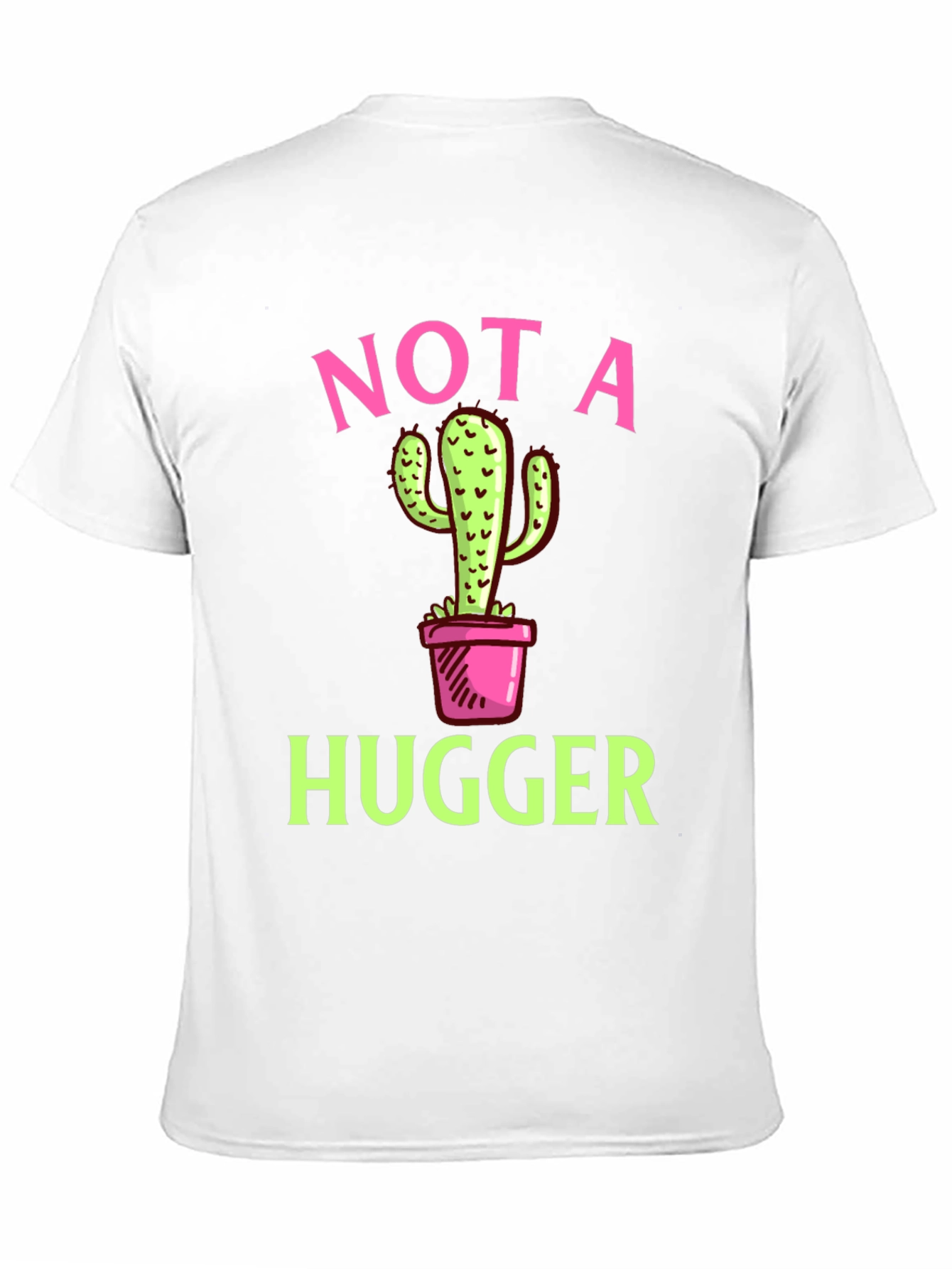 Not a Hugger Cactus Graphic T-Shirt