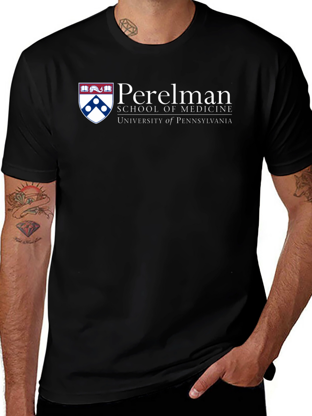 Perelman School of Medicine Black T-Shirt