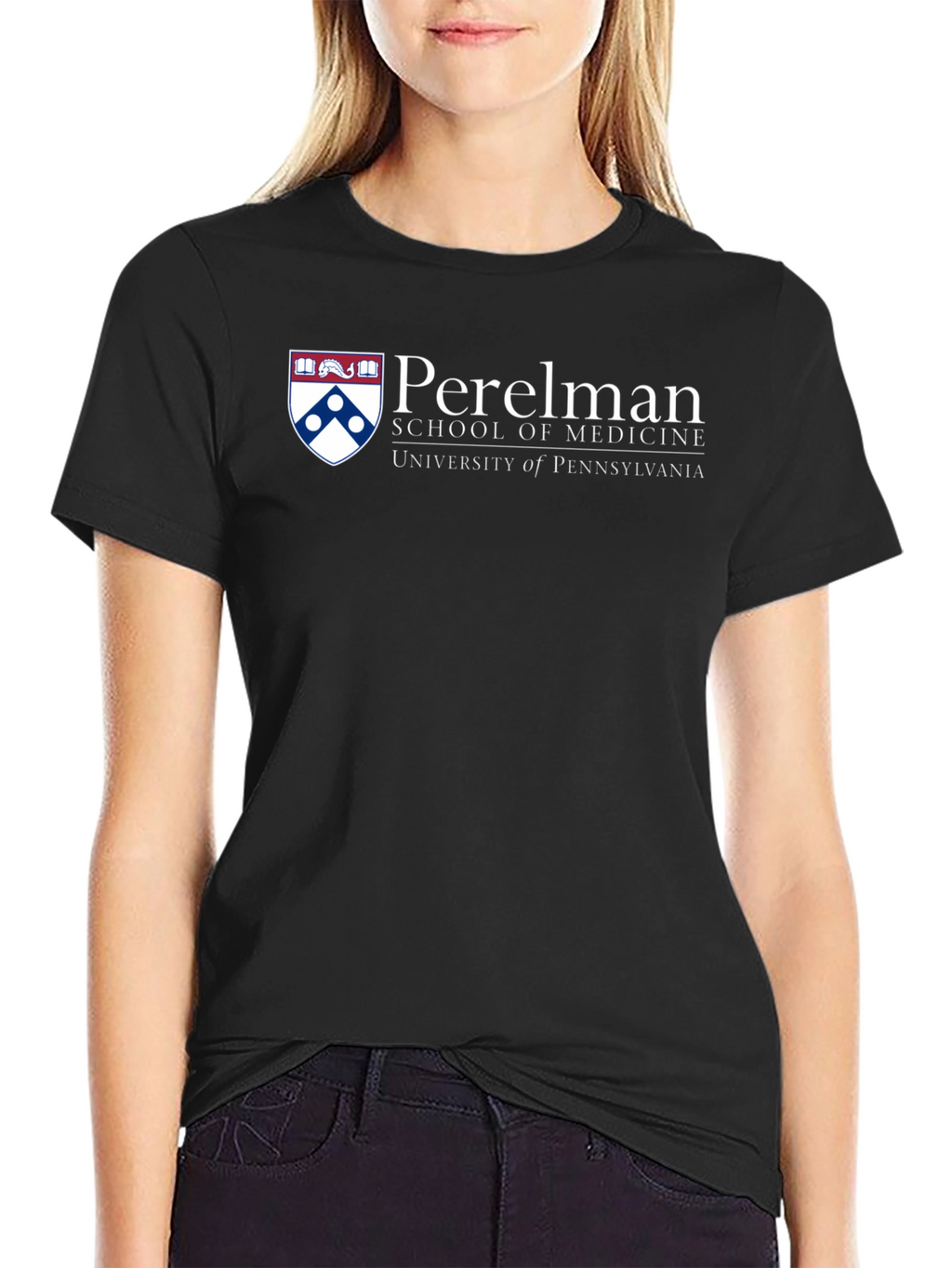 Perelman School of Medicine Black T-Shirt