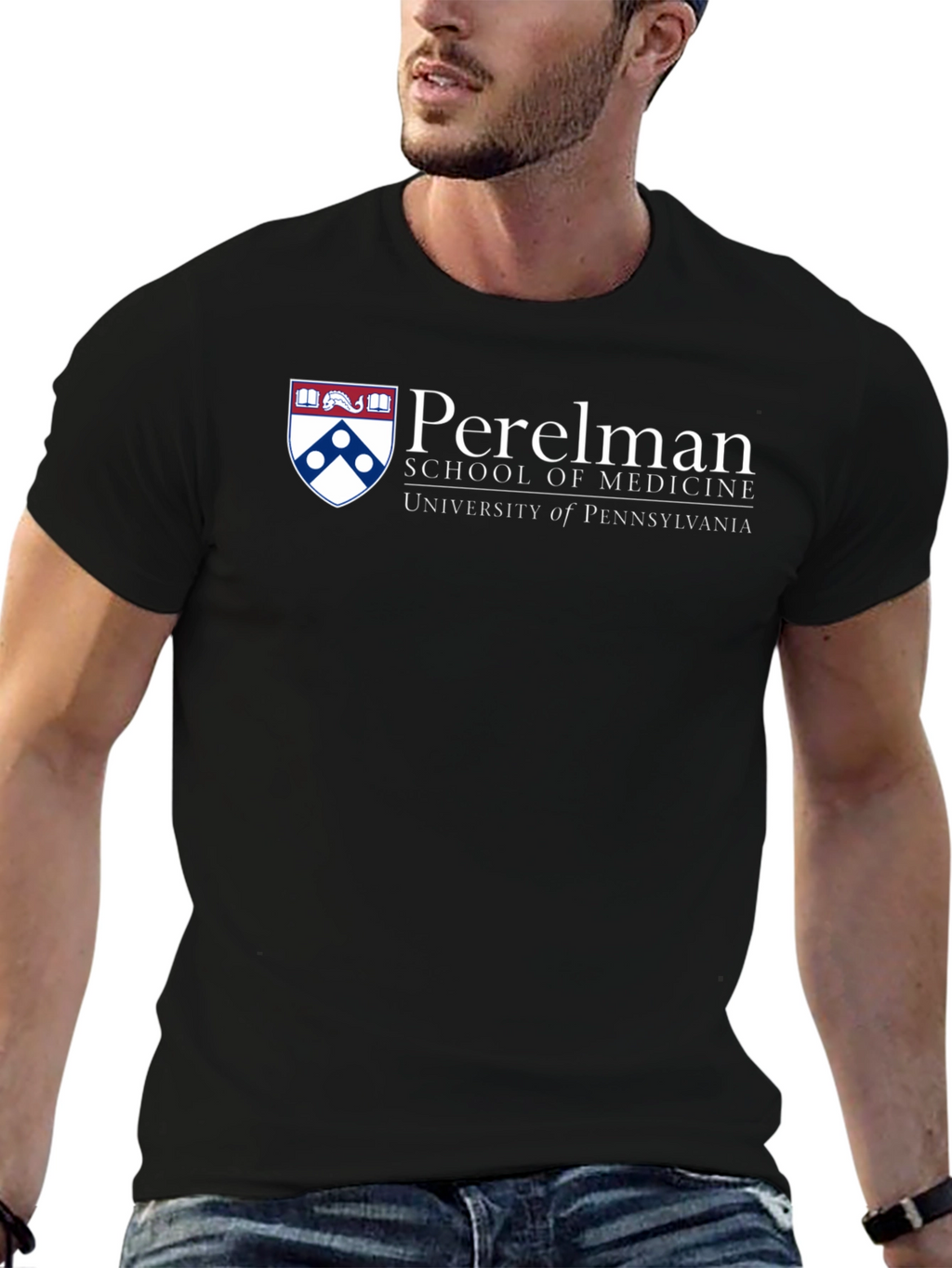 Perelman School of Medicine Black T-Shirt