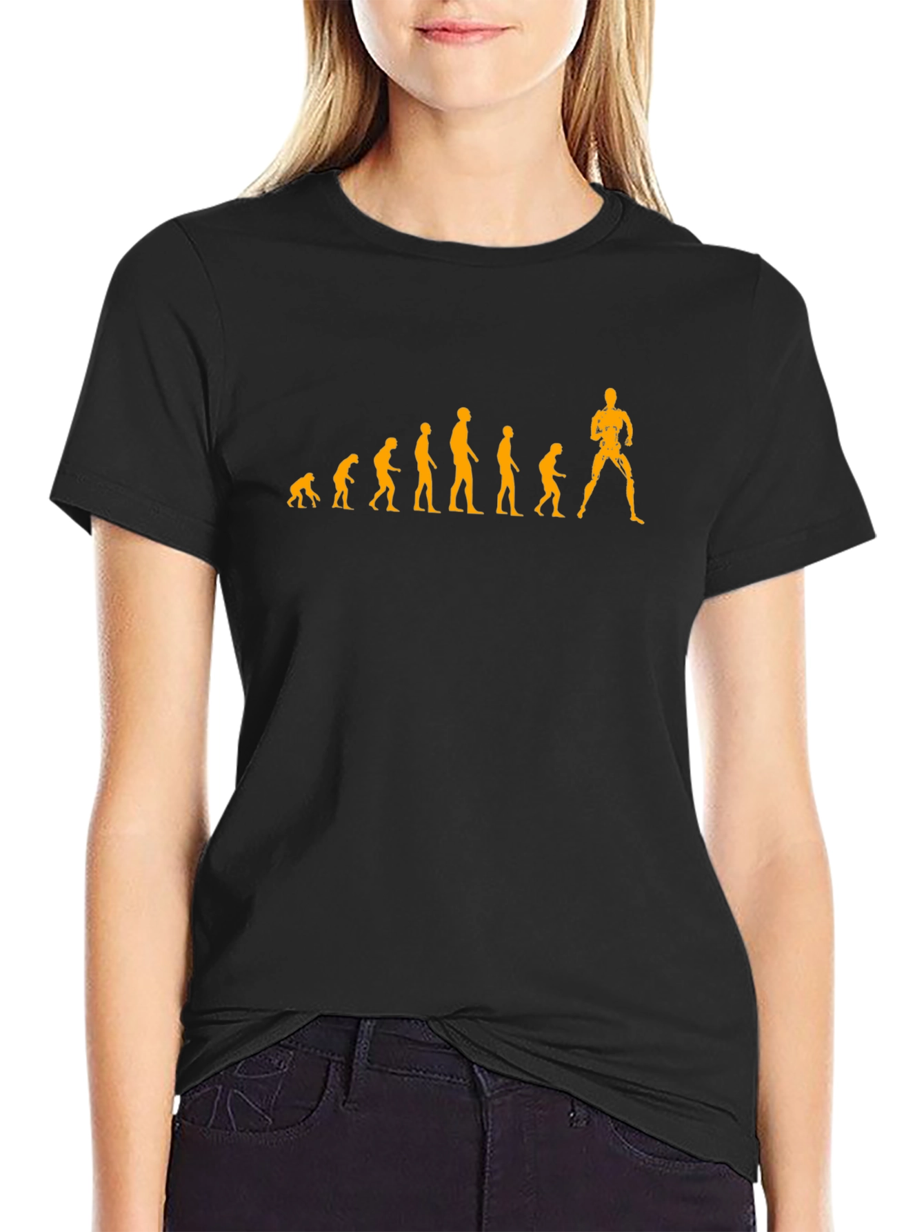 Evolution of Fitness T-Shirt - Black