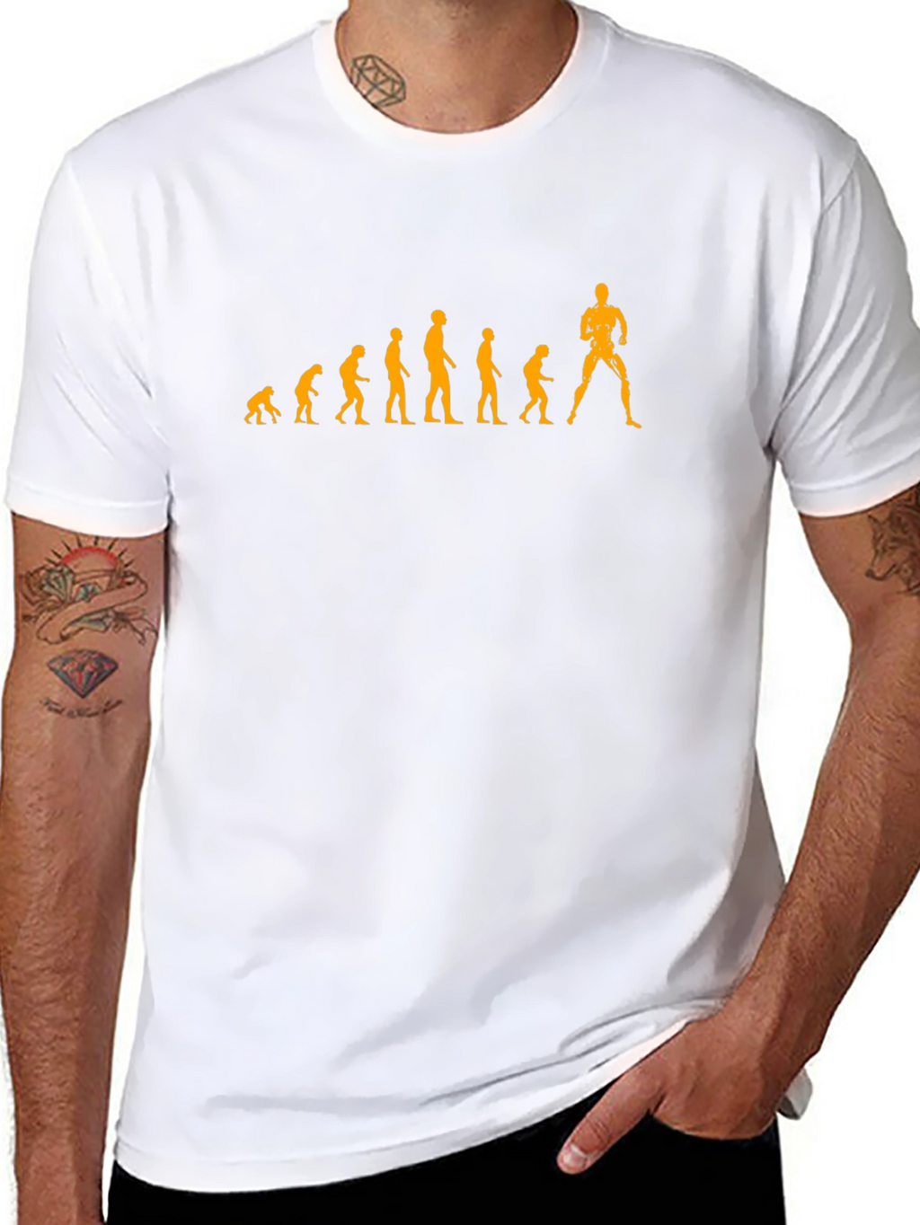 Evolution of Fitness T-Shirt - Black