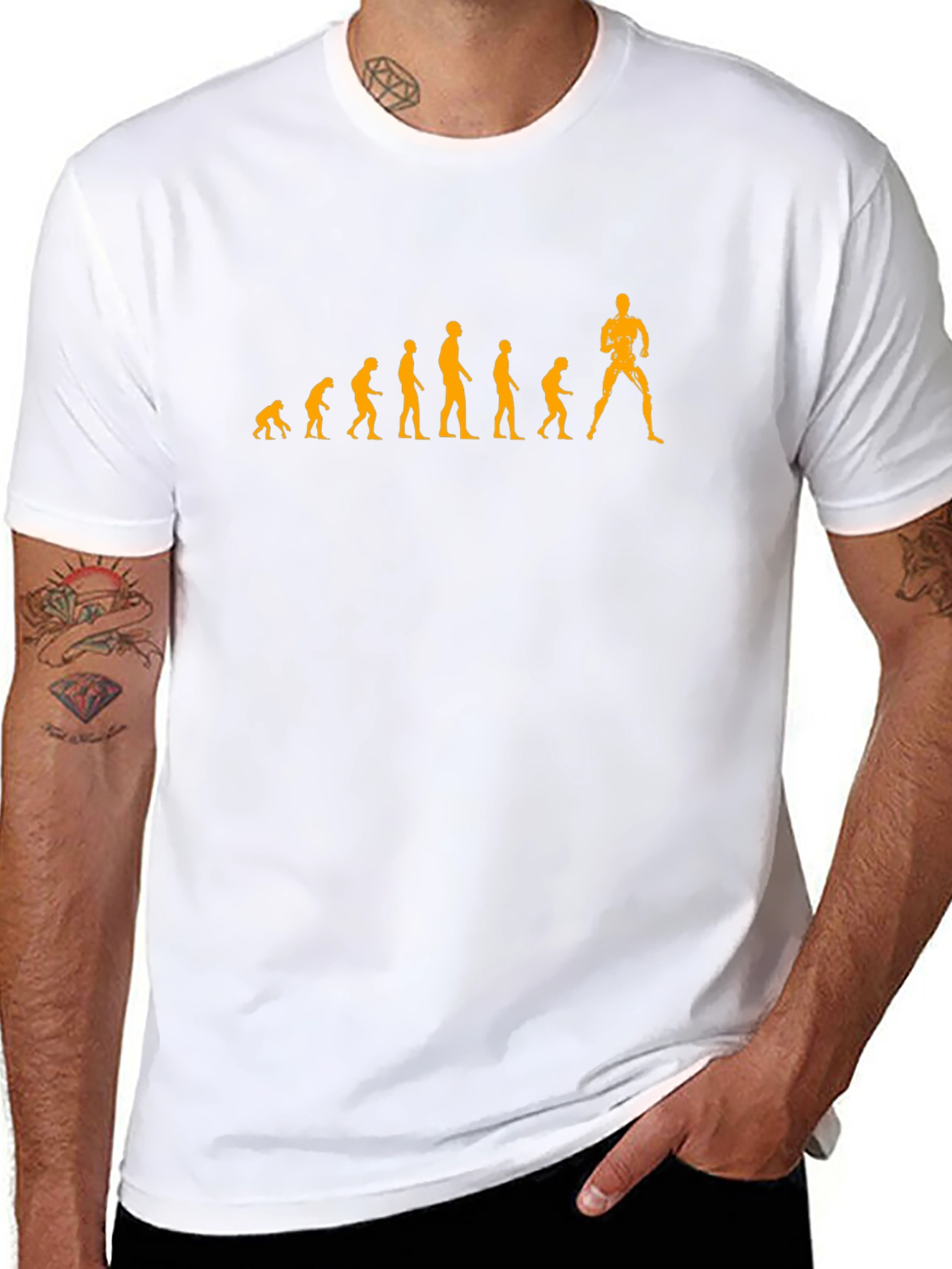 Evolution of Fitness T-Shirt - Black