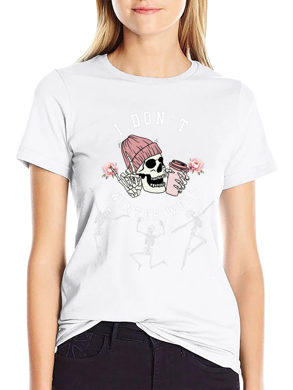 I Dont Winter Well Skeleton Graphic Tee