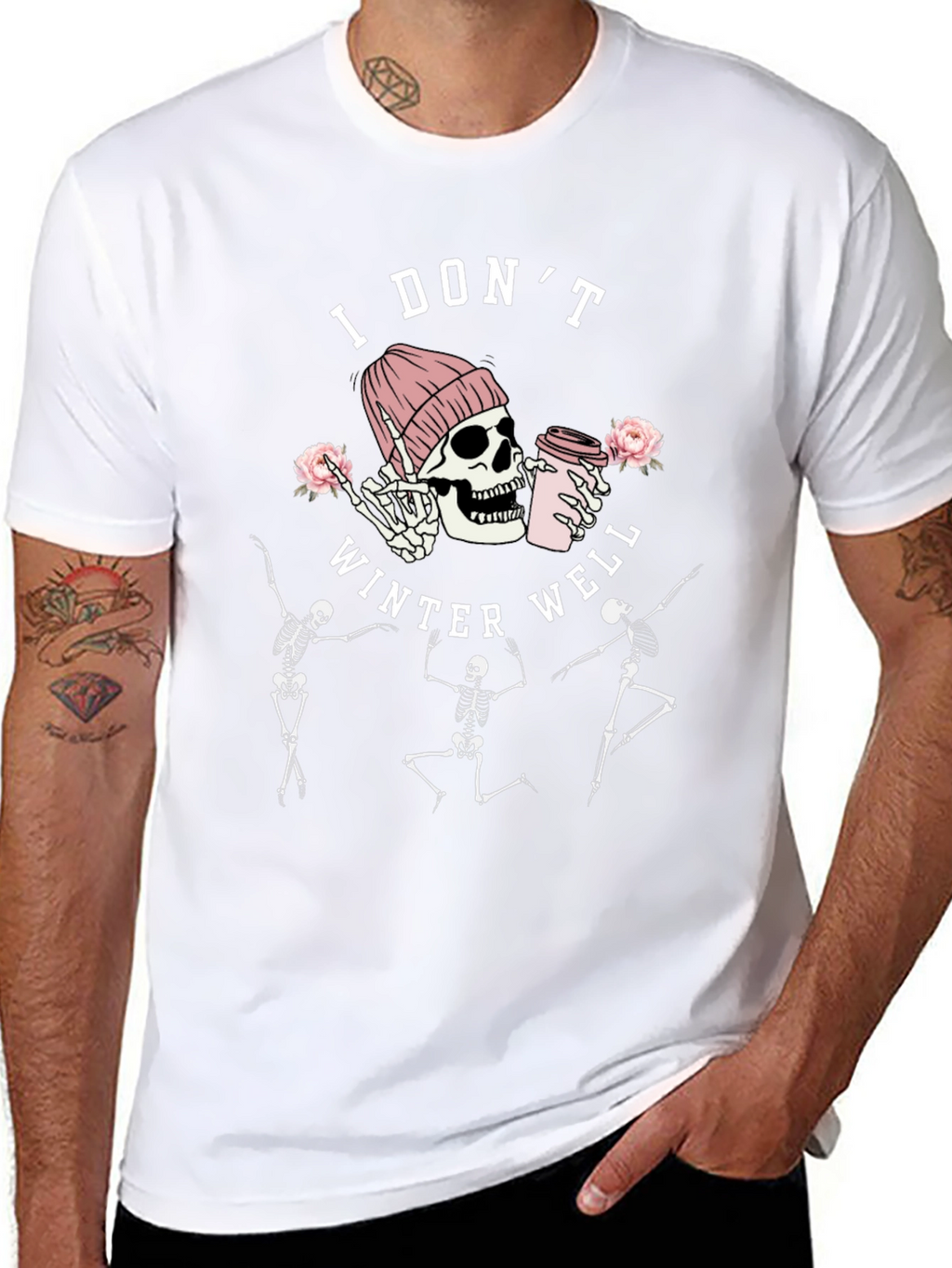 I Dont Winter Well Skeleton Graphic Tee