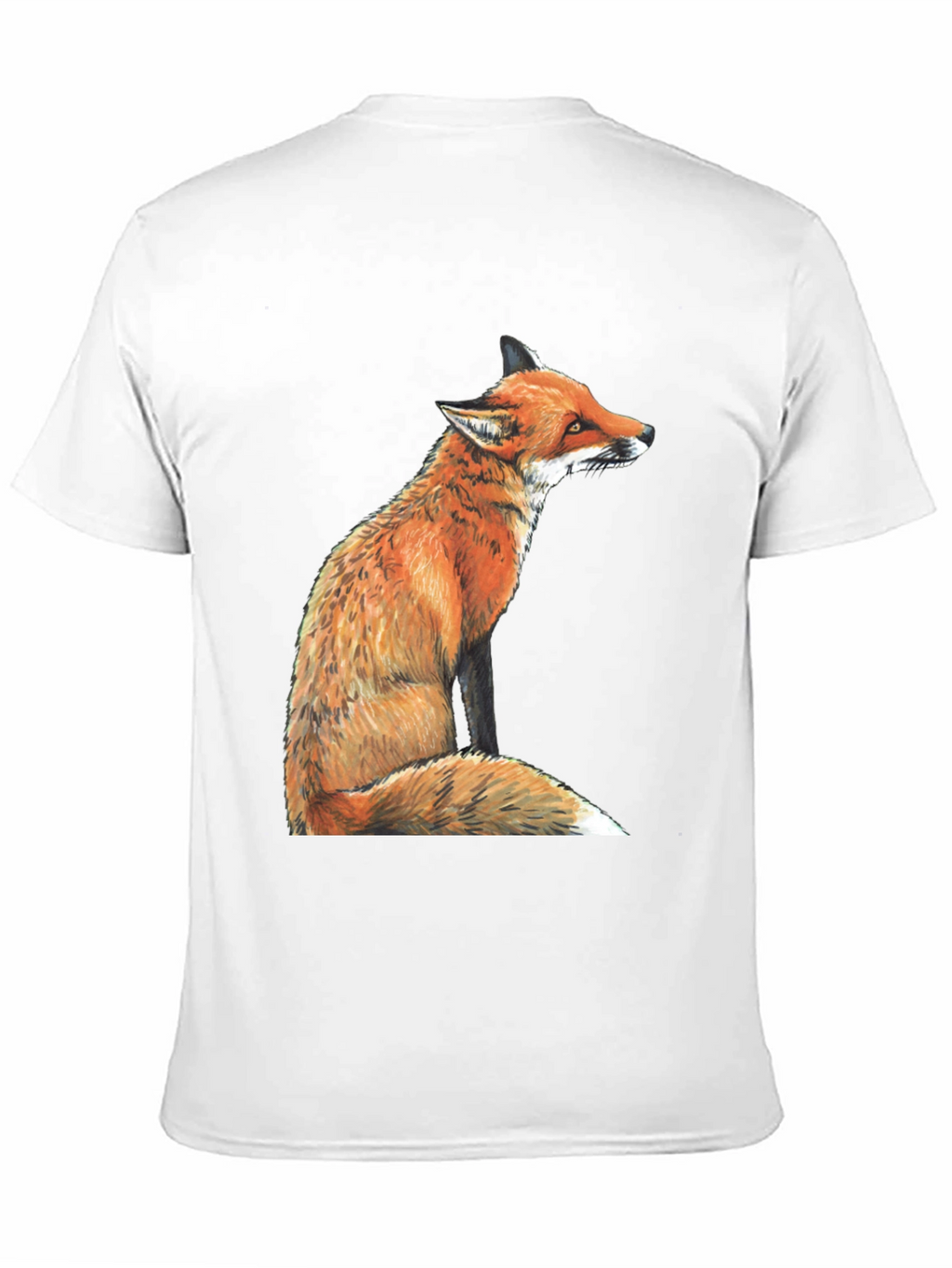 Fox Graphic T-Shirt - Unisex Black Tee