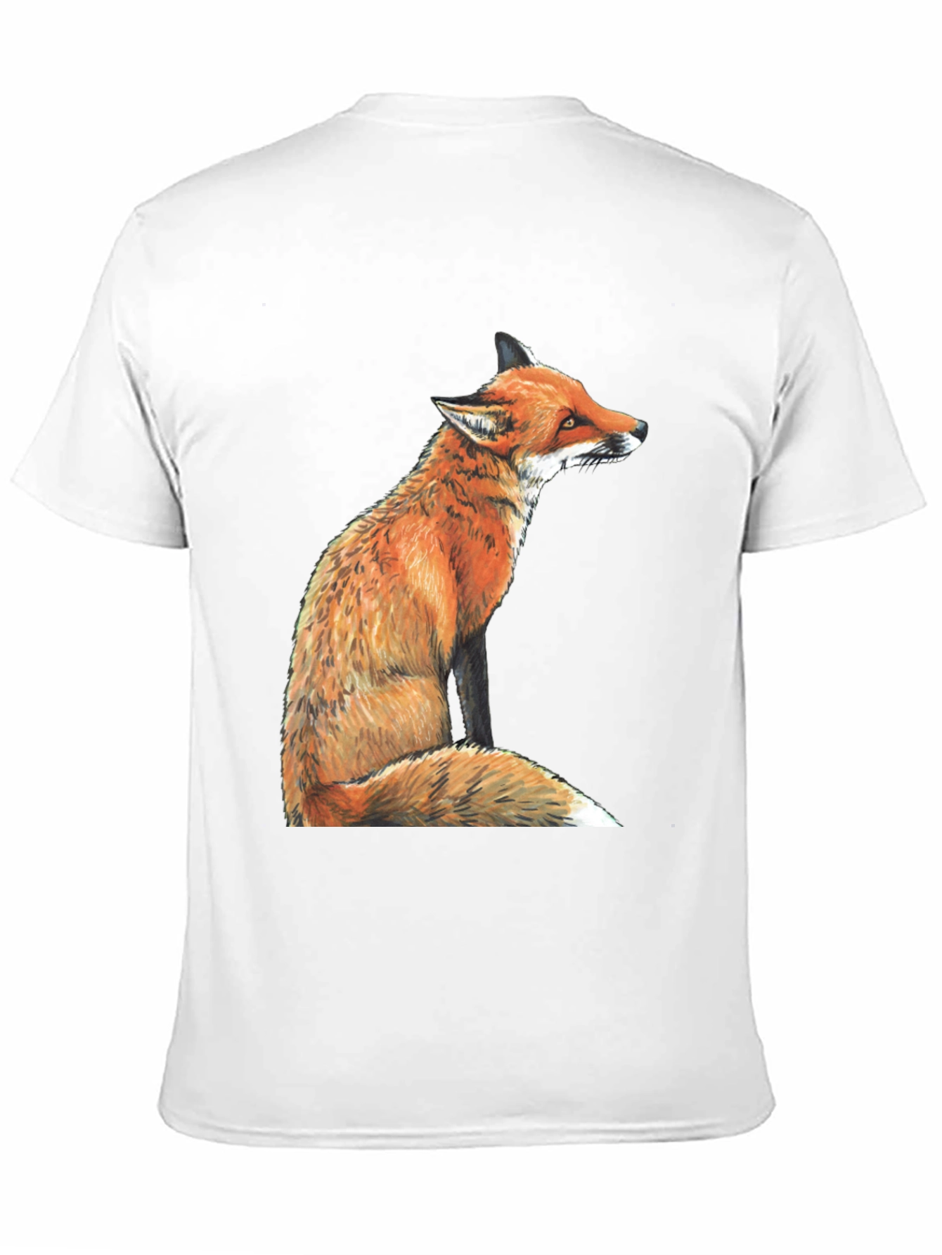 Fox Graphic T-Shirt - Unisex Black Tee