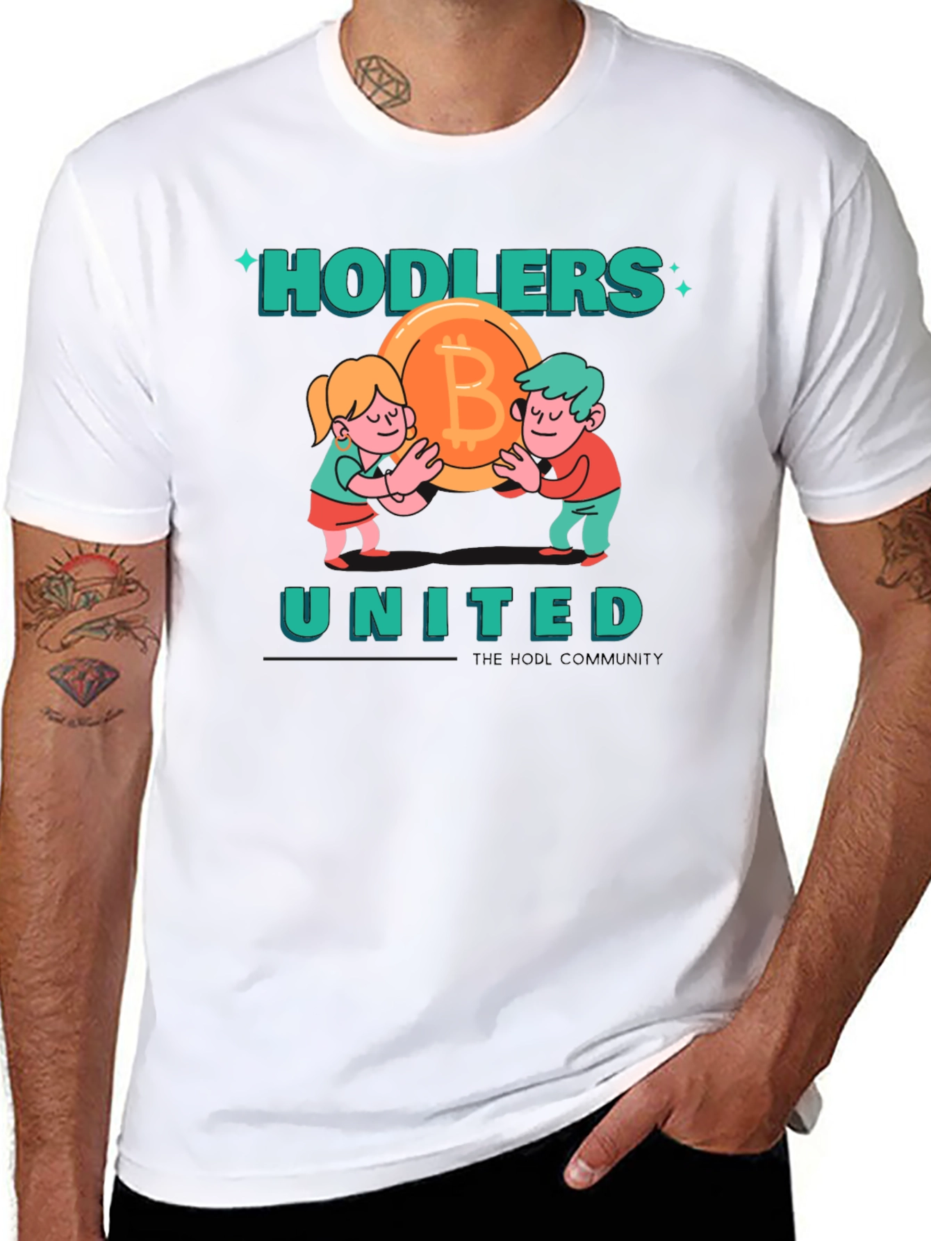 Hodlers United Bitcoin T-Shirt