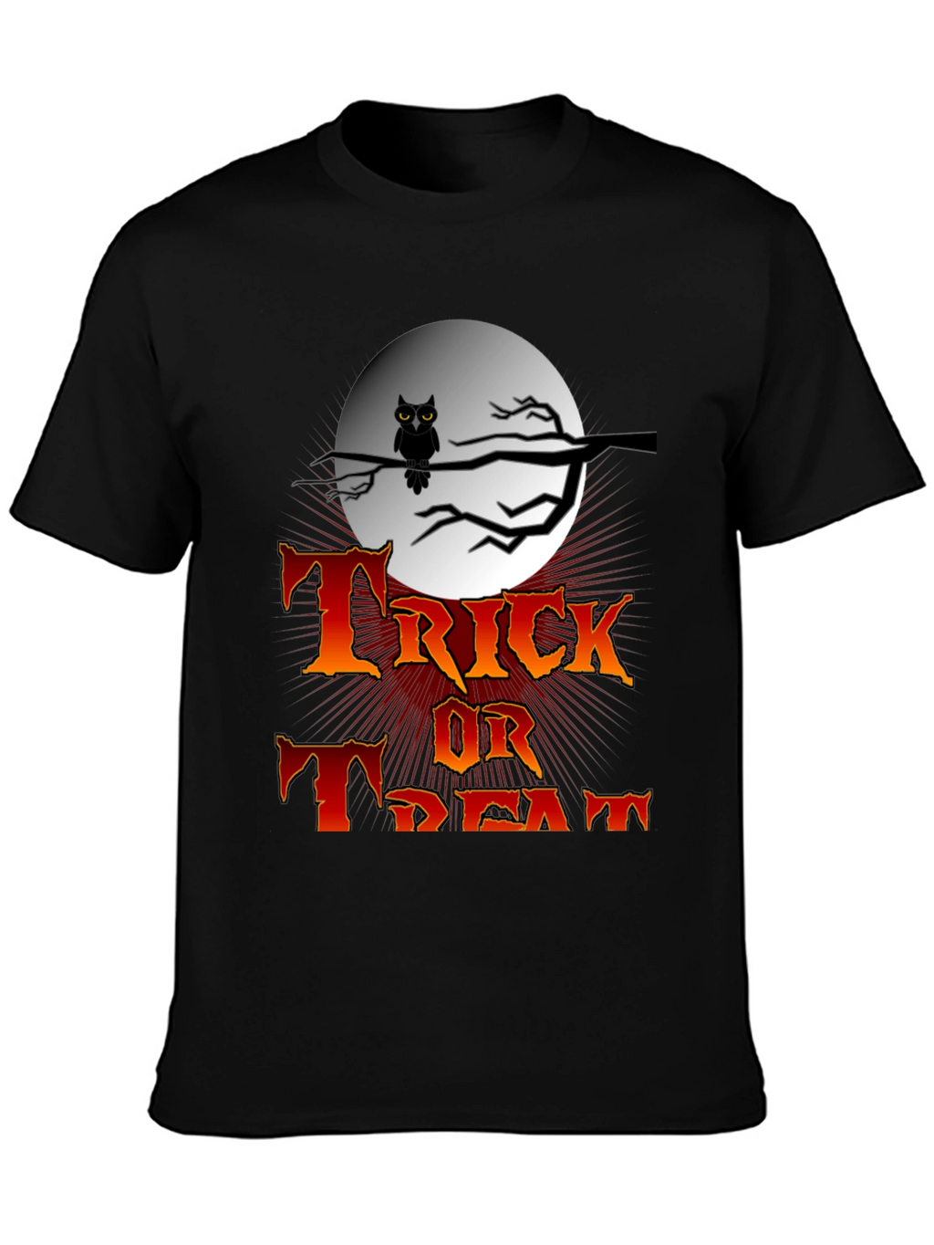 Halloween Trick or Treat Black T-Shirt