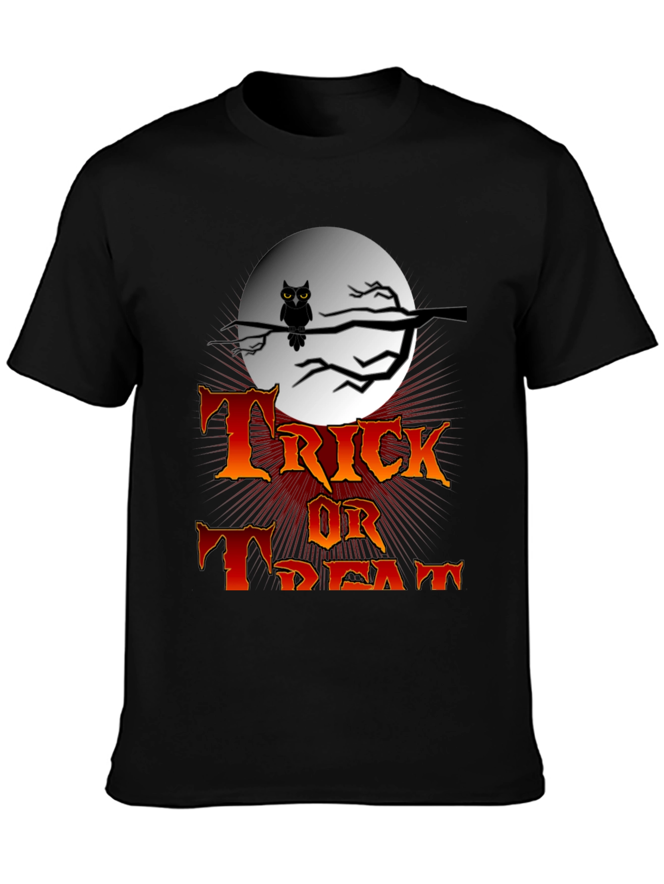 Halloween Trick or Treat Black T-Shirt