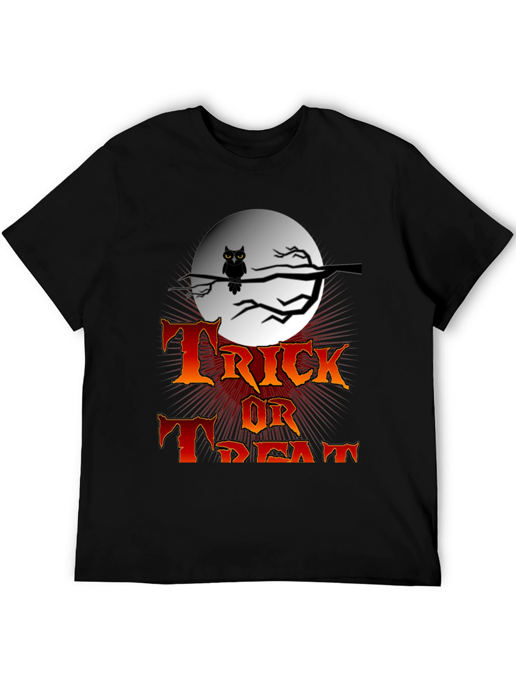 Halloween Trick or Treat Black T-Shirt