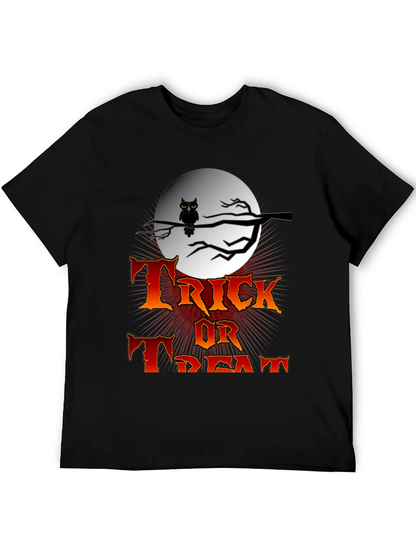 Halloween Trick or Treat Black T-Shirt