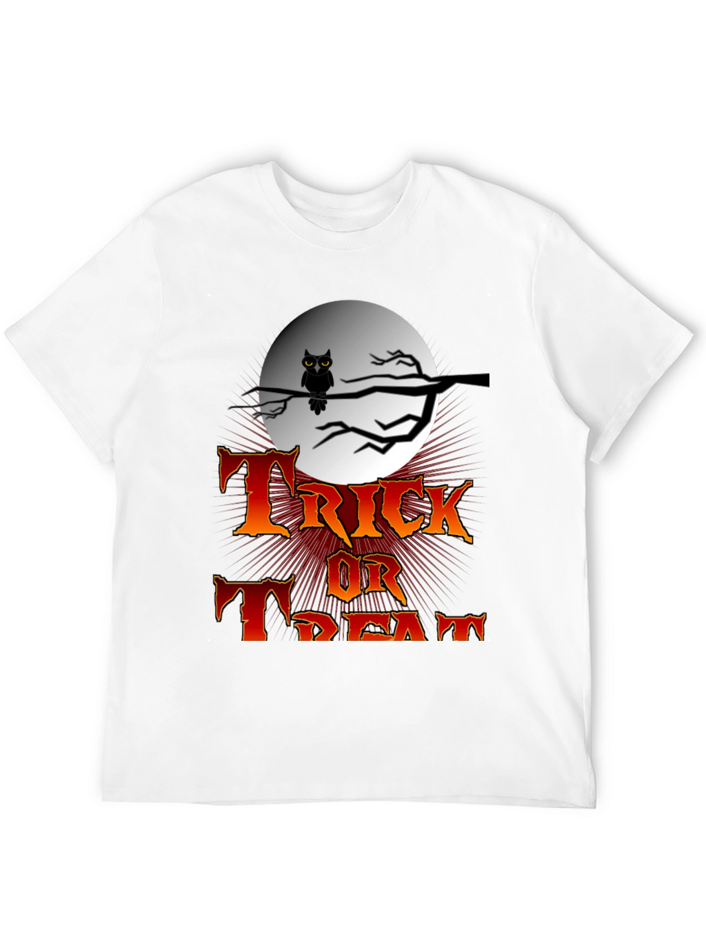 Halloween Trick or Treat Black T-Shirt