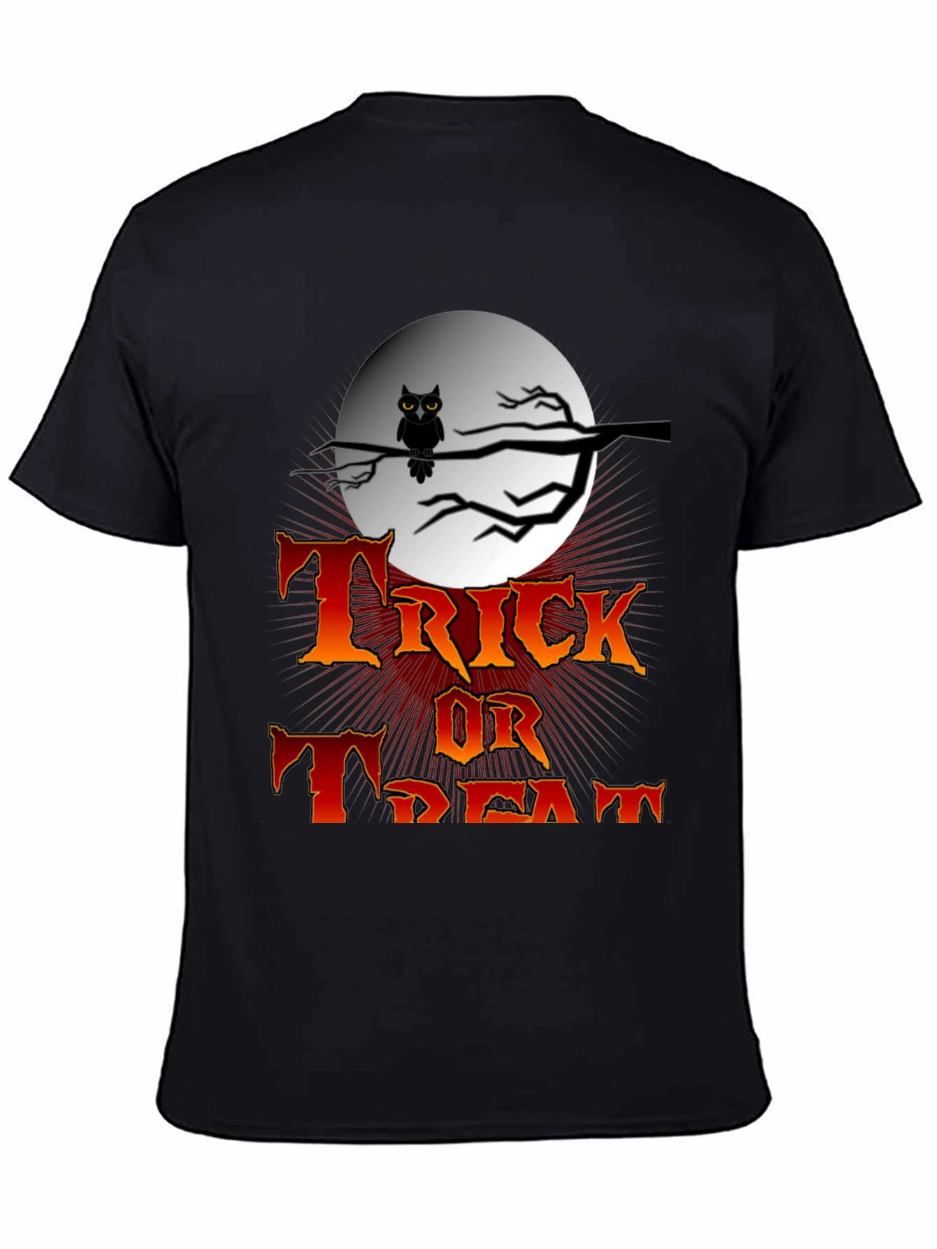 Halloween Trick or Treat Black T-Shirt