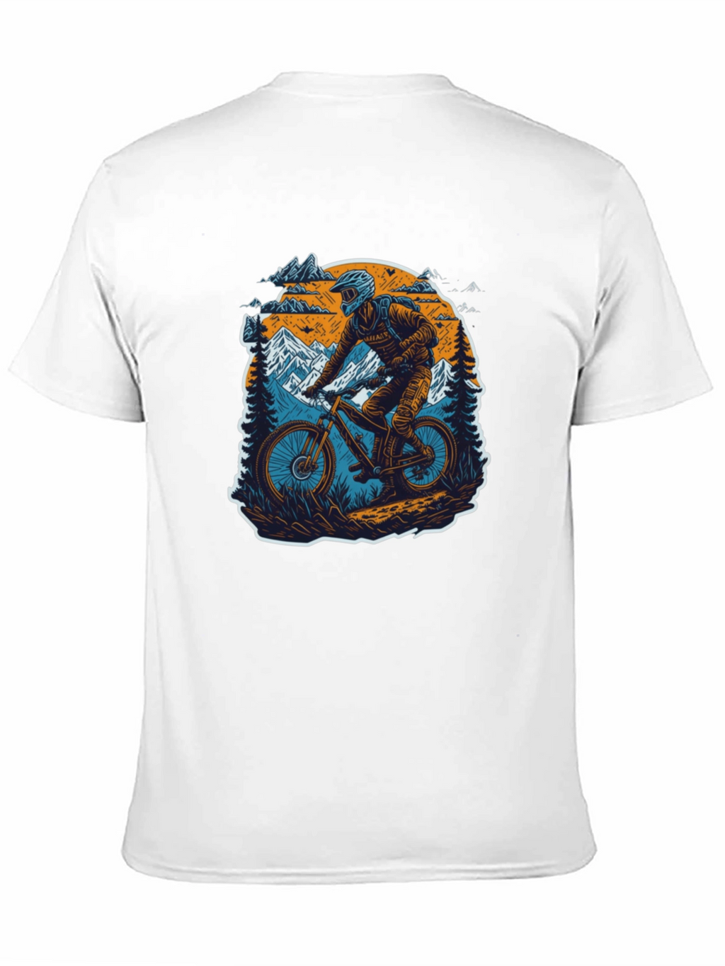Mountain Biker Graphic Tee - Adventure Ready!