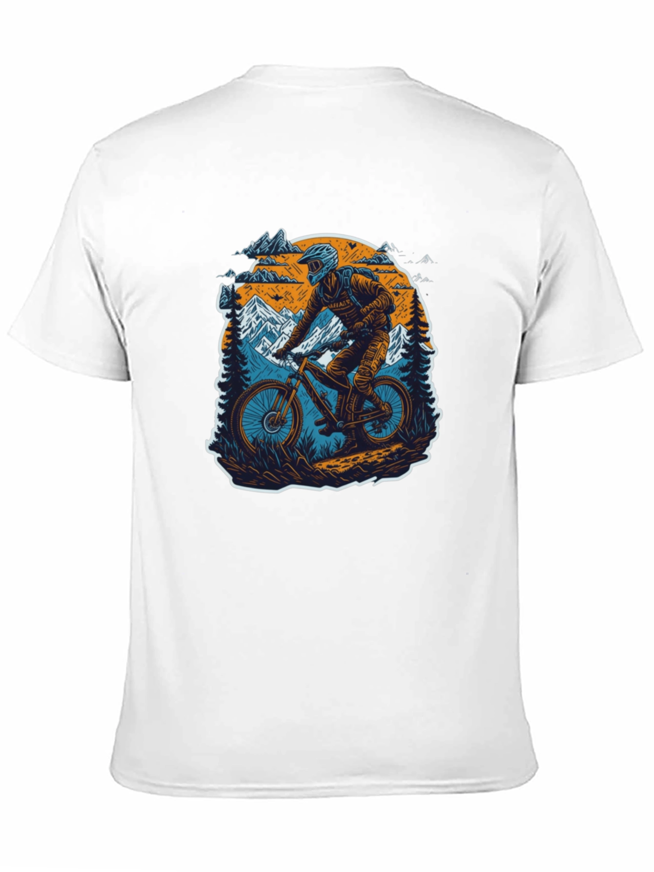 Mountain Biker Graphic Tee - Adventure Ready!