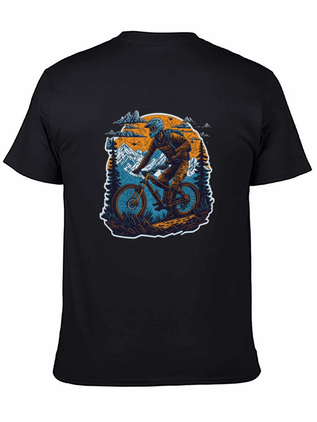 Mountain Biker Graphic Tee - Adventure Ready!