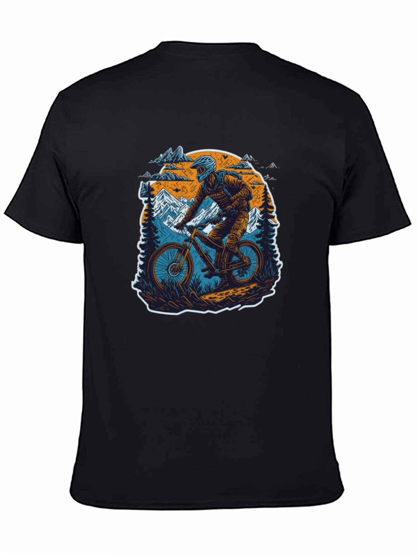 Mountain Biker Graphic Tee - Adventure Ready!