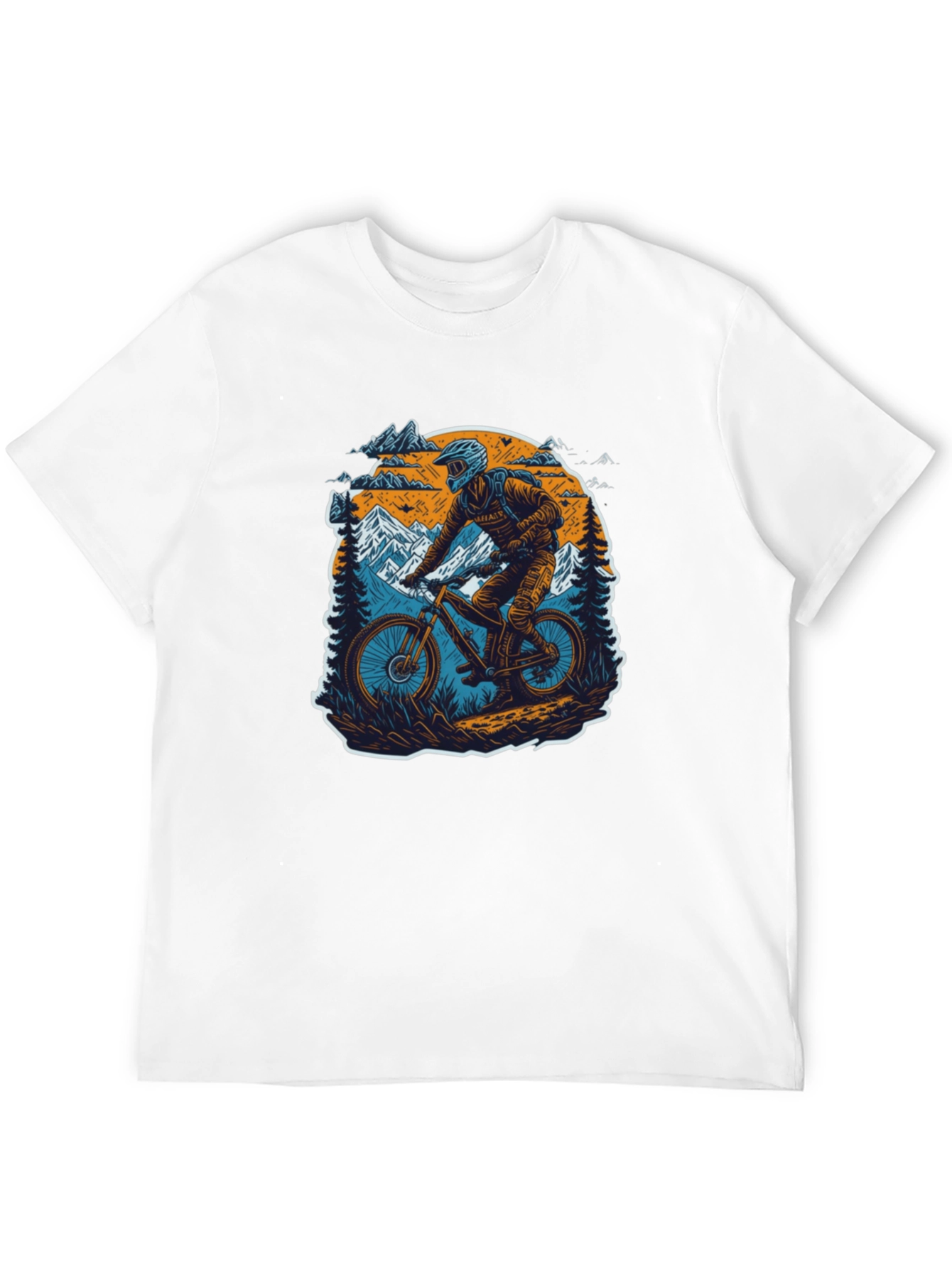 Mountain Biker Graphic Tee - Adventure Ready!