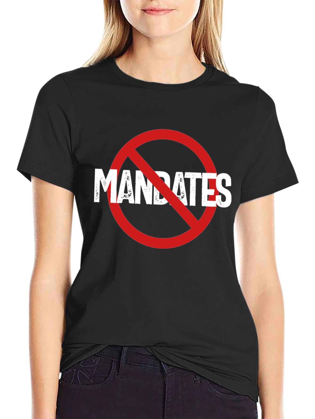 No Mandates T-Shirt - Anti-Mandate Protest Tee