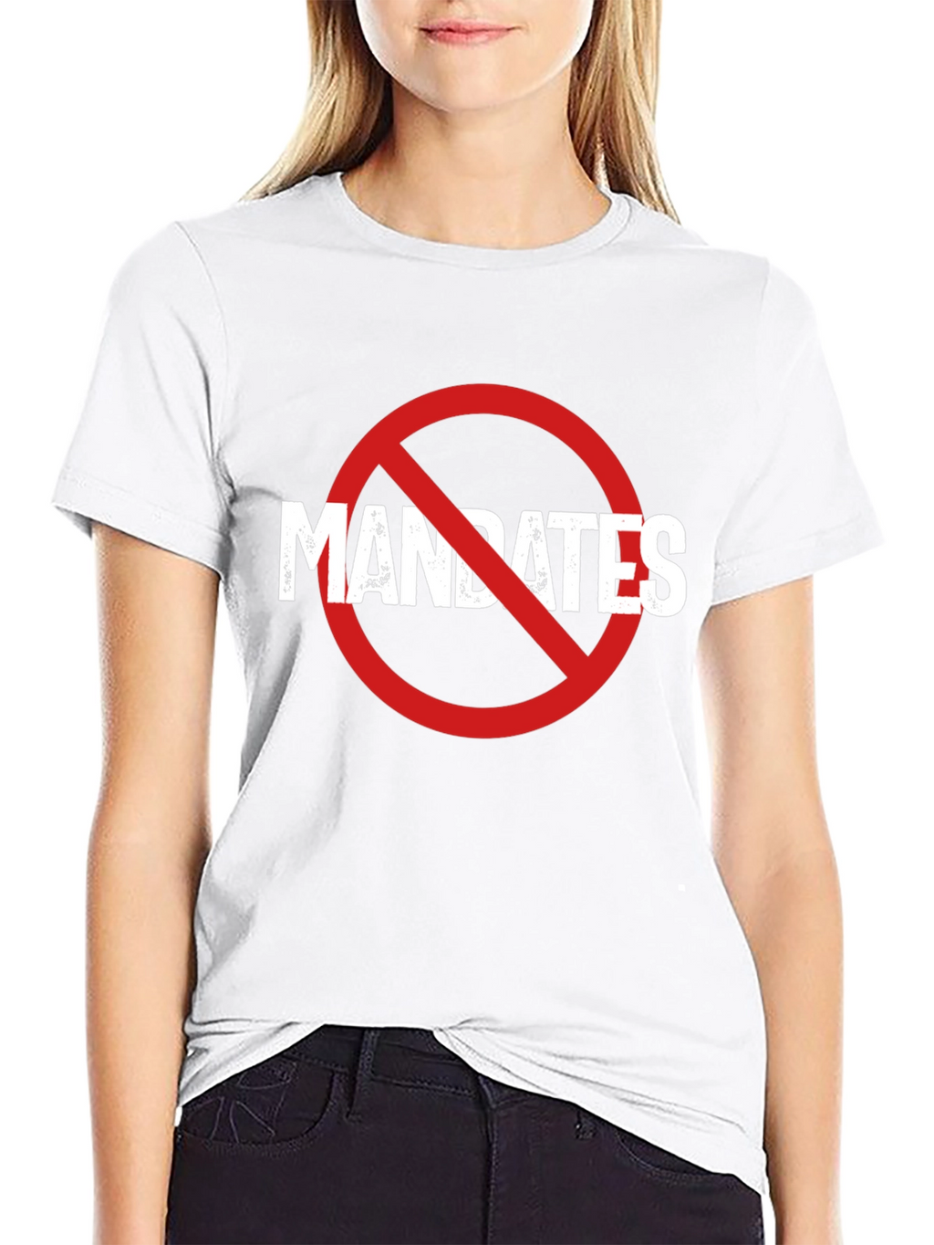 No Mandates T-Shirt - Anti-Mandate Protest Tee