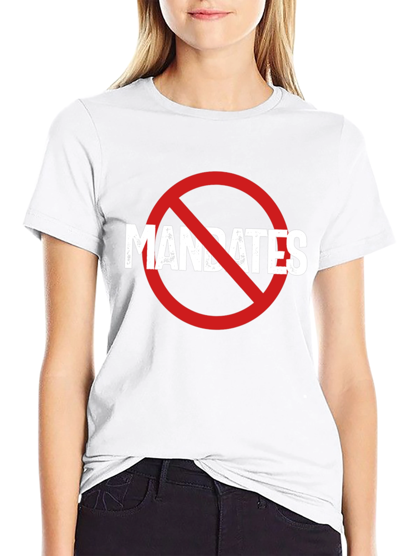 No Mandates T-Shirt - Anti-Mandate Protest Tee