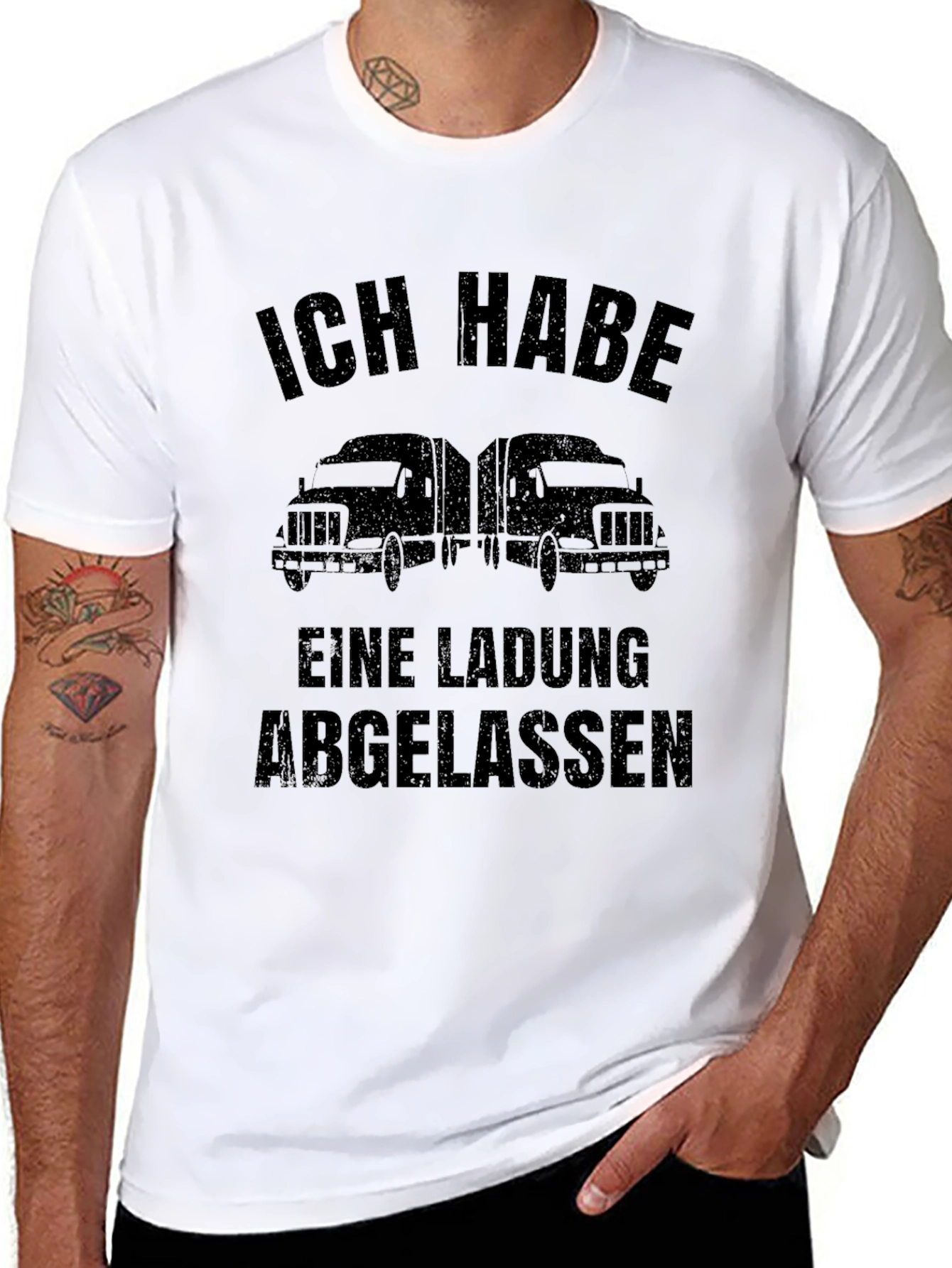 Ich Habe Trucker T-Shirt