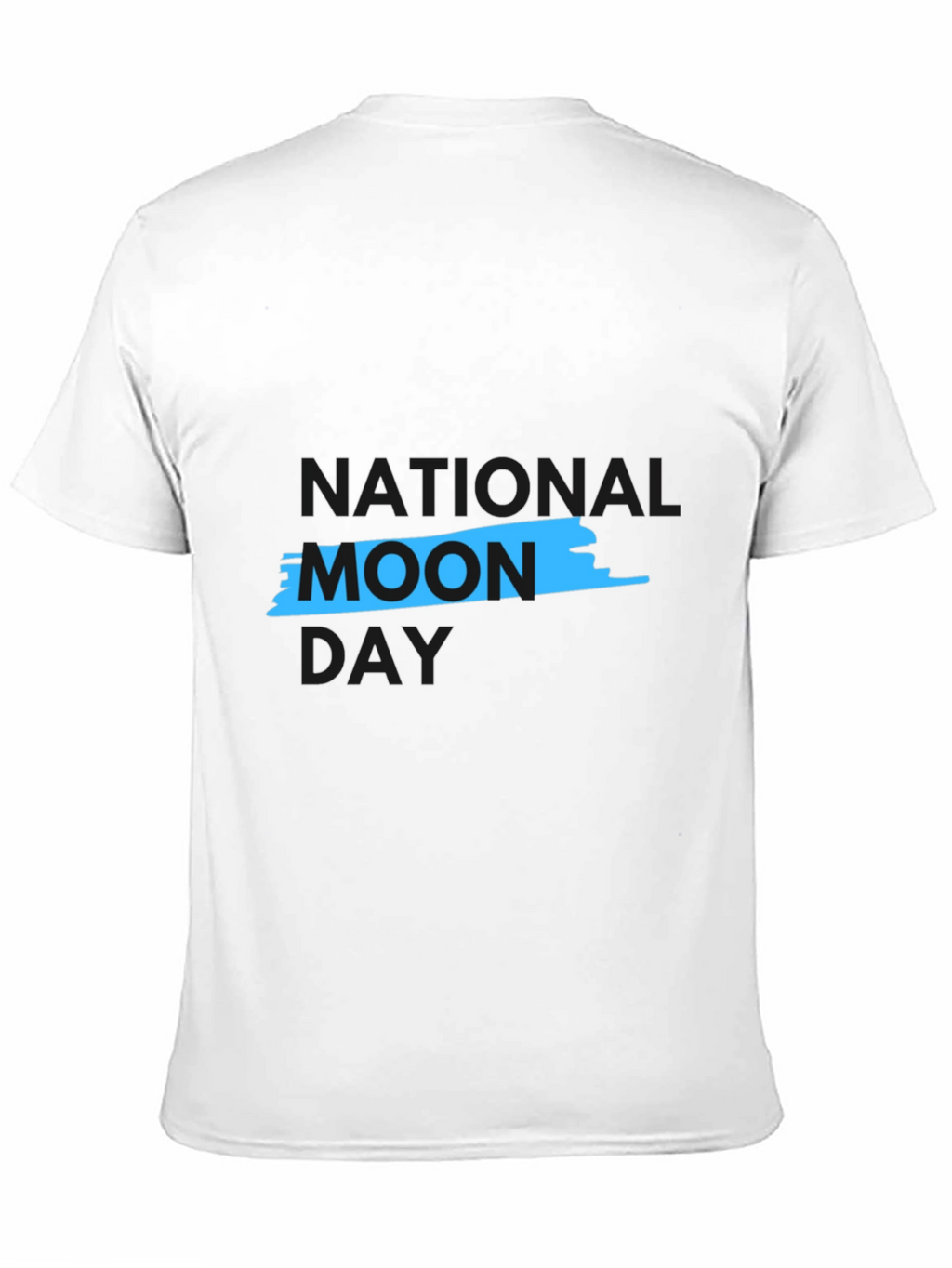 National Moon Day Black Graphic Tee