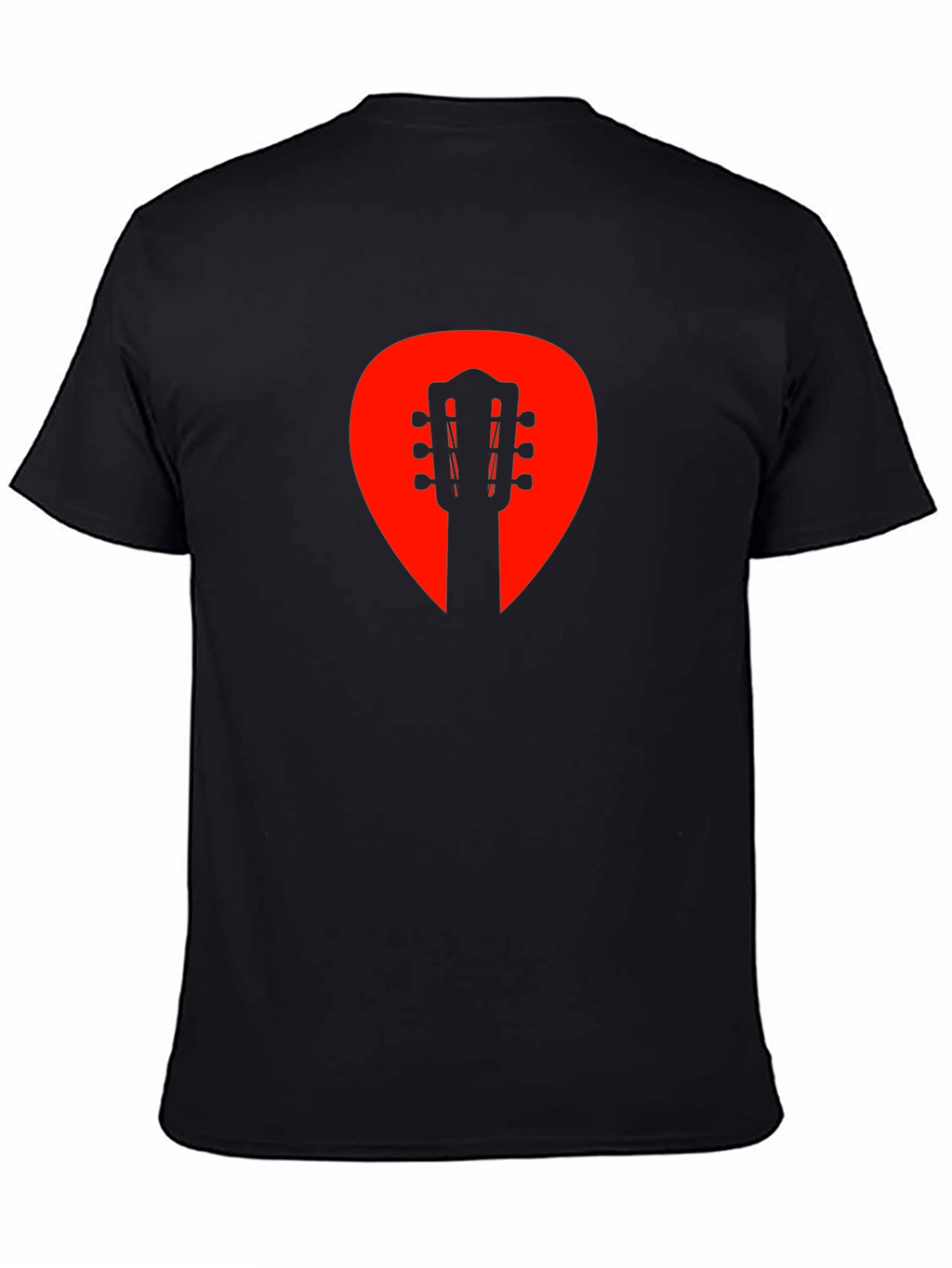 Guitar Pick Silhouette Graphic Tee