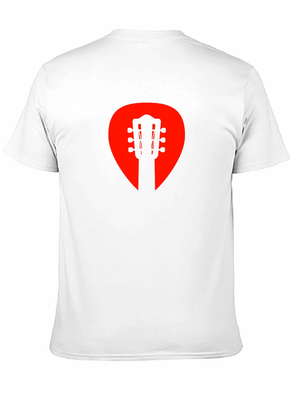 Guitar Pick Silhouette Graphic Tee
