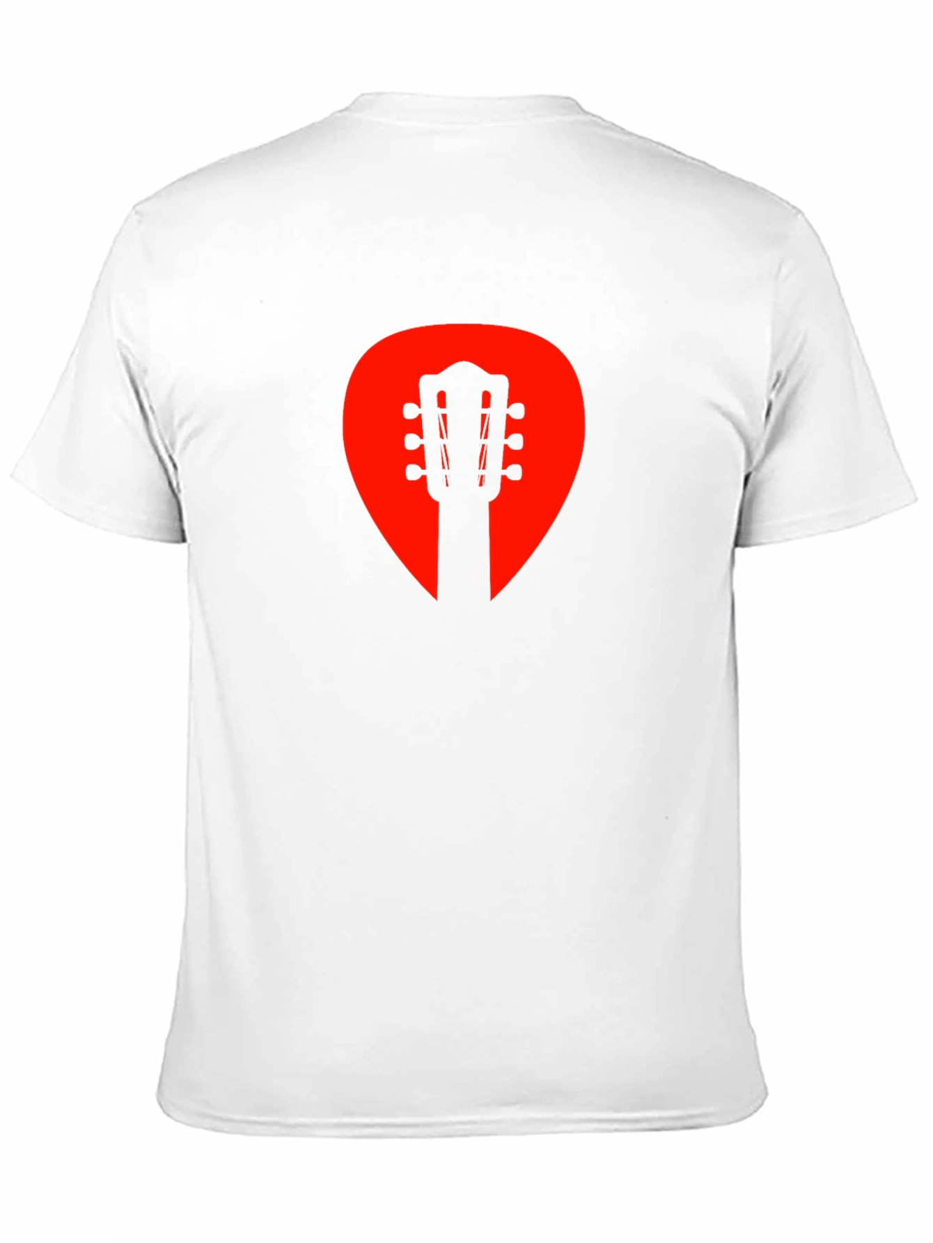 Guitar Pick Silhouette Graphic Tee