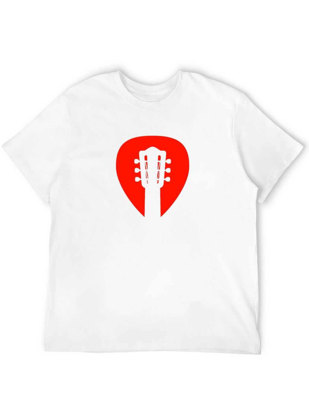 Guitar Pick Silhouette Graphic Tee