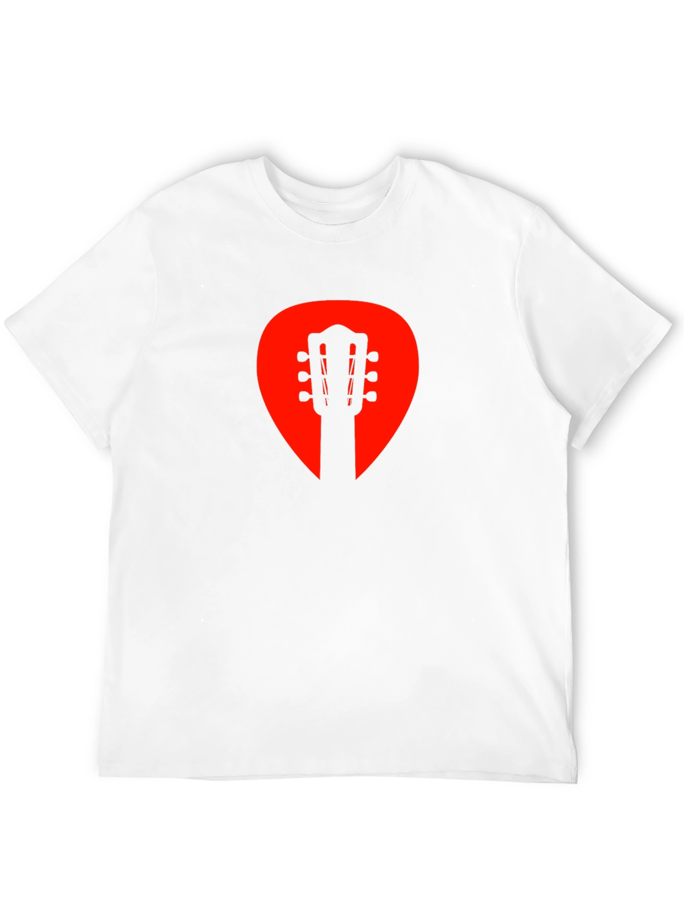 Guitar Pick Silhouette Graphic Tee