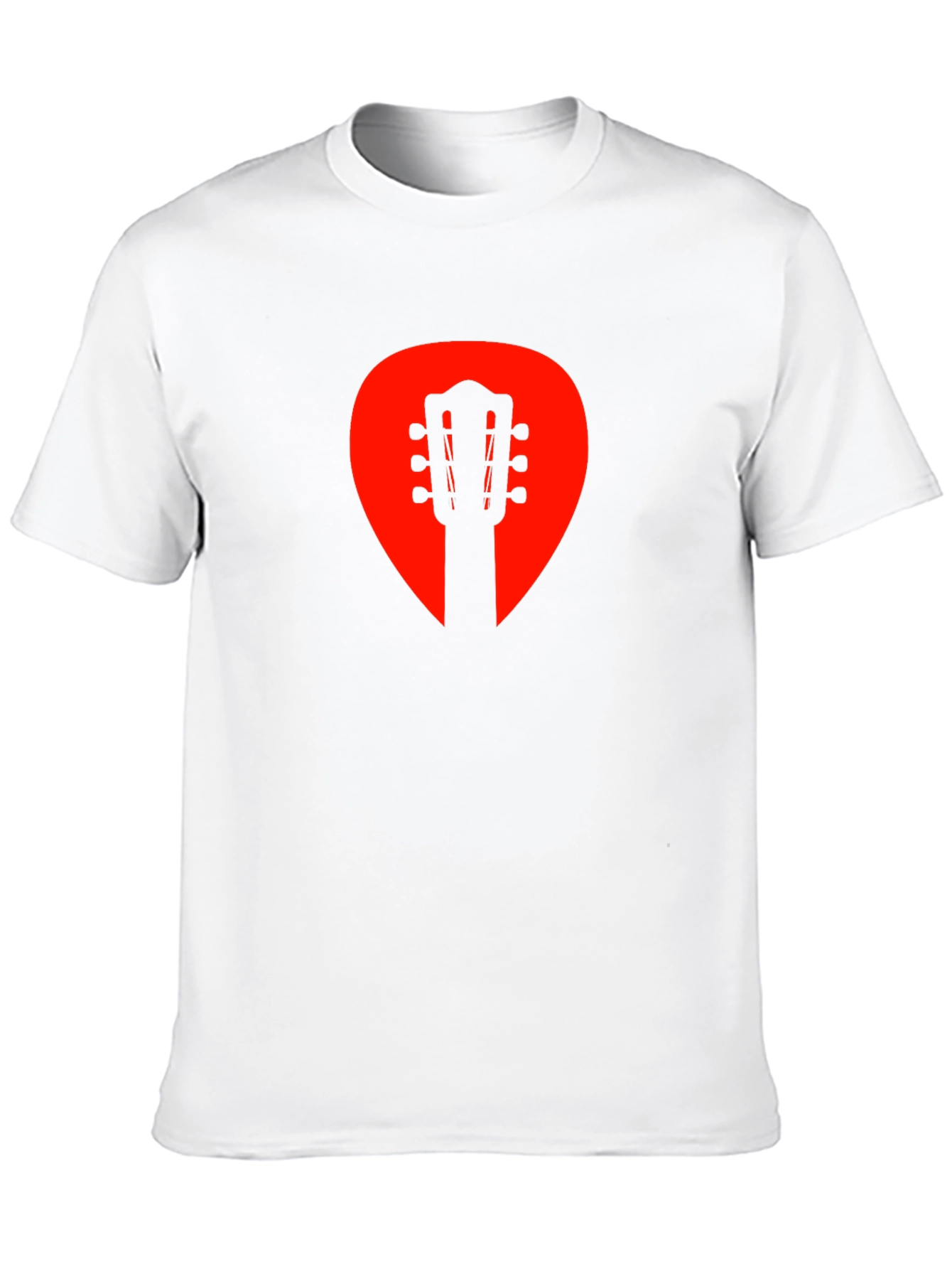 Guitar Pick Silhouette Graphic Tee