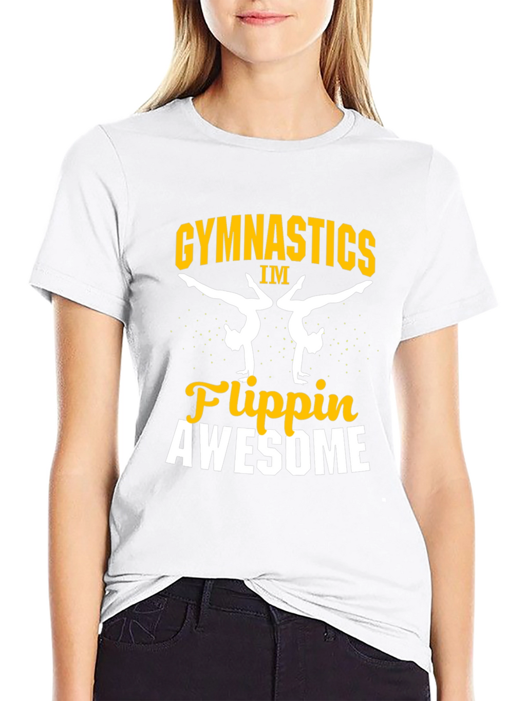 Gymnastics Flippin Awesome Graphic T-Shirt