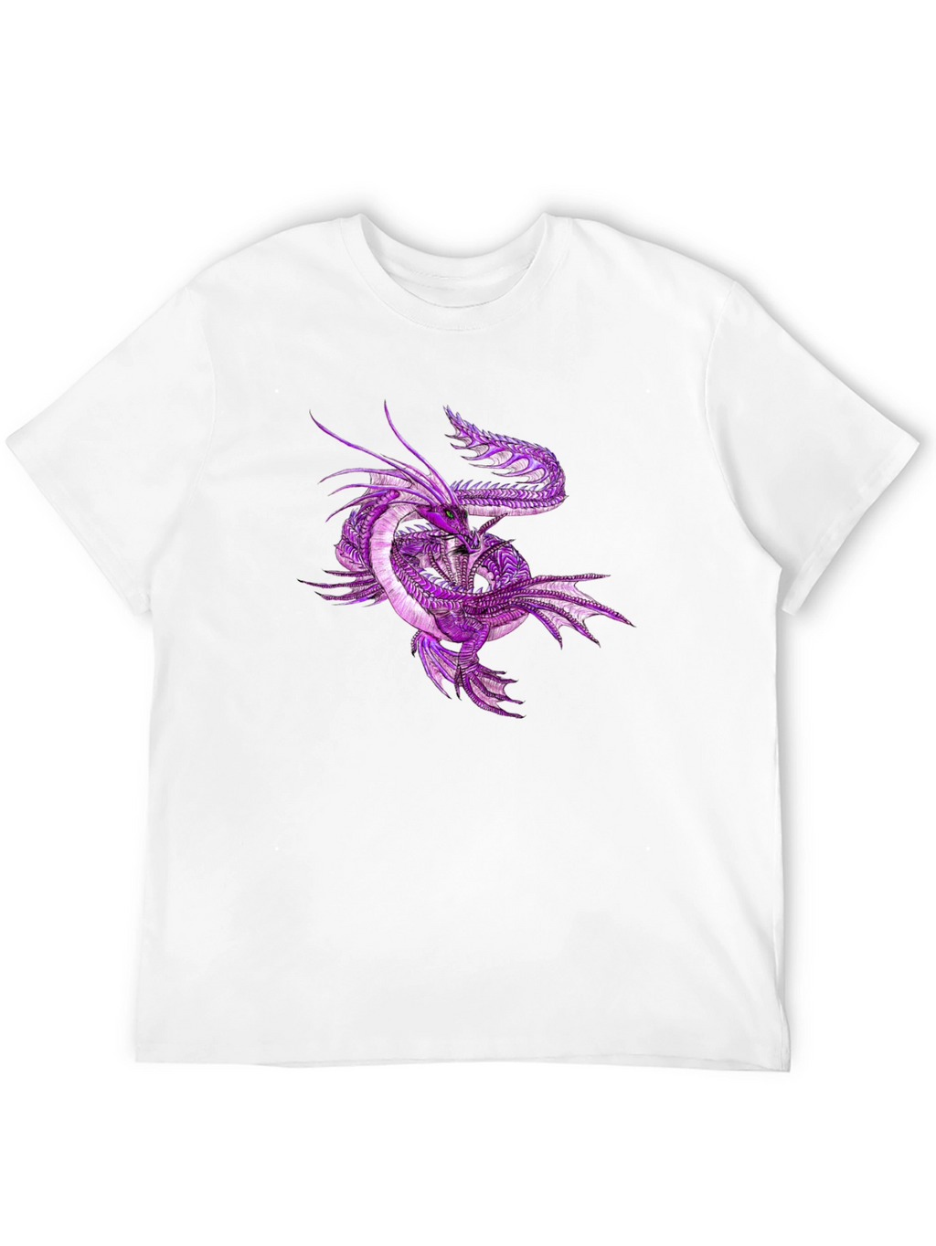 Dragon Graphic Tee - Mens Black T-Shirt