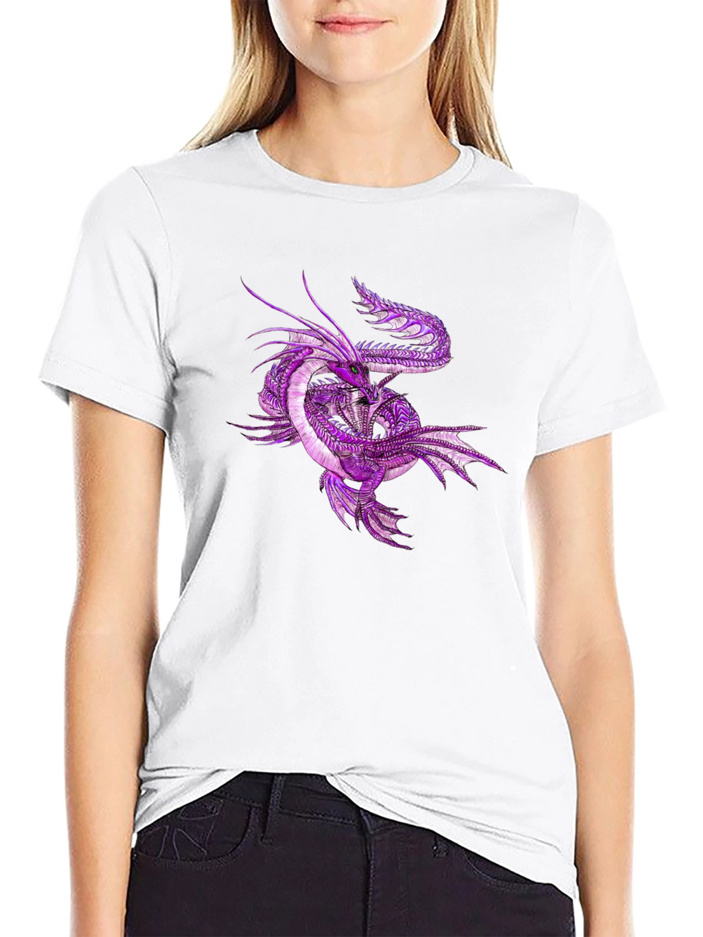 Dragon Graphic Tee - Mens Black T-Shirt