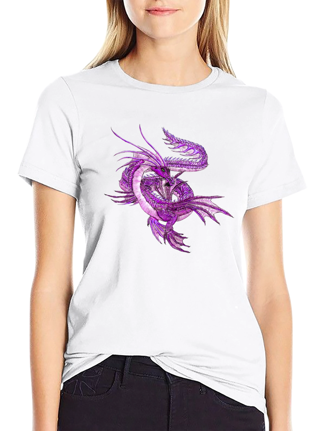 Dragon Graphic Tee - Mens Black T-Shirt