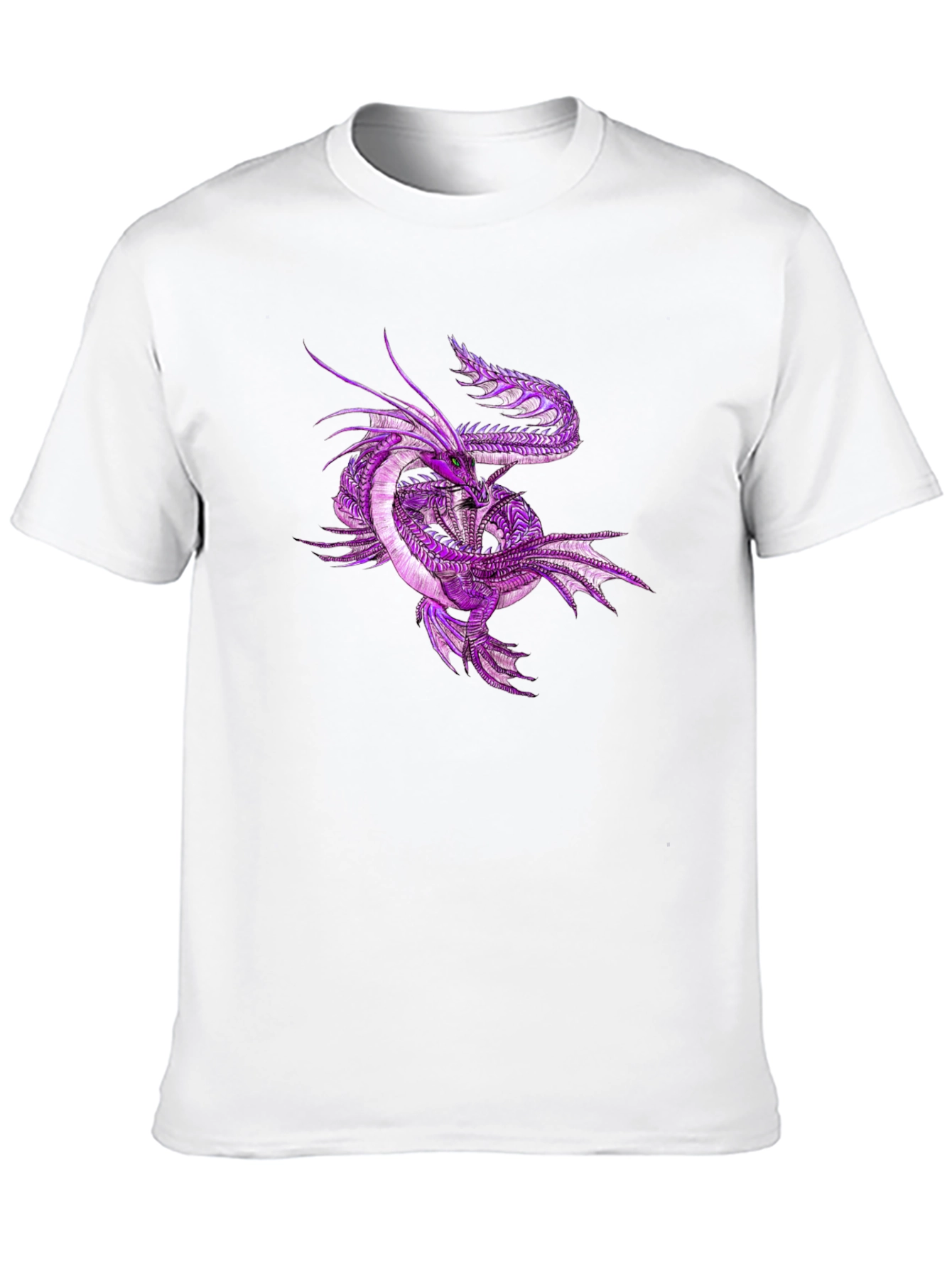 Dragon Graphic Tee - Mens Black T-Shirt