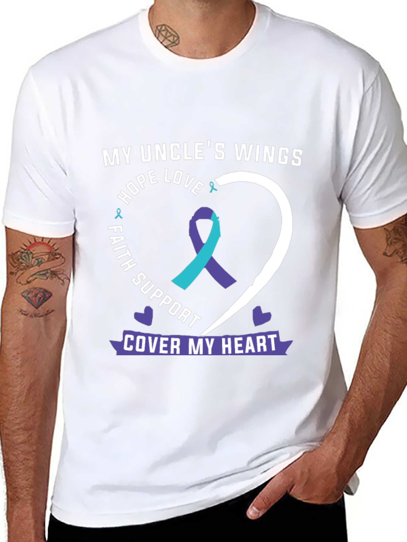 My Uncles Wings Awareness T-Shirt