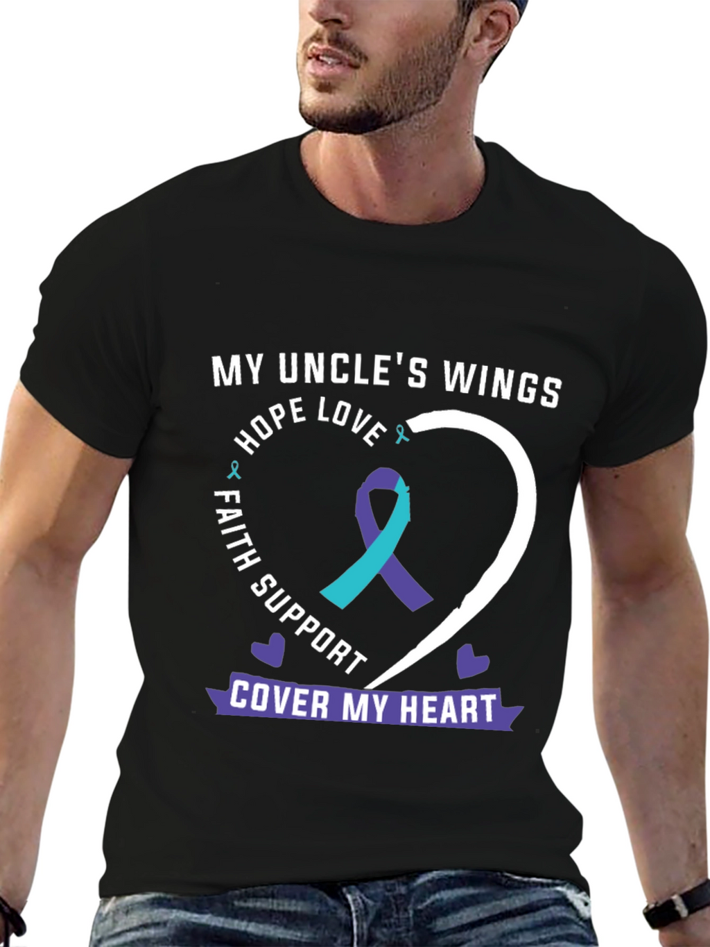 My Uncles Wings Awareness T-Shirt