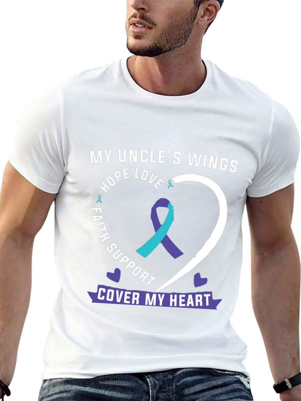 My Uncles Wings Awareness T-Shirt