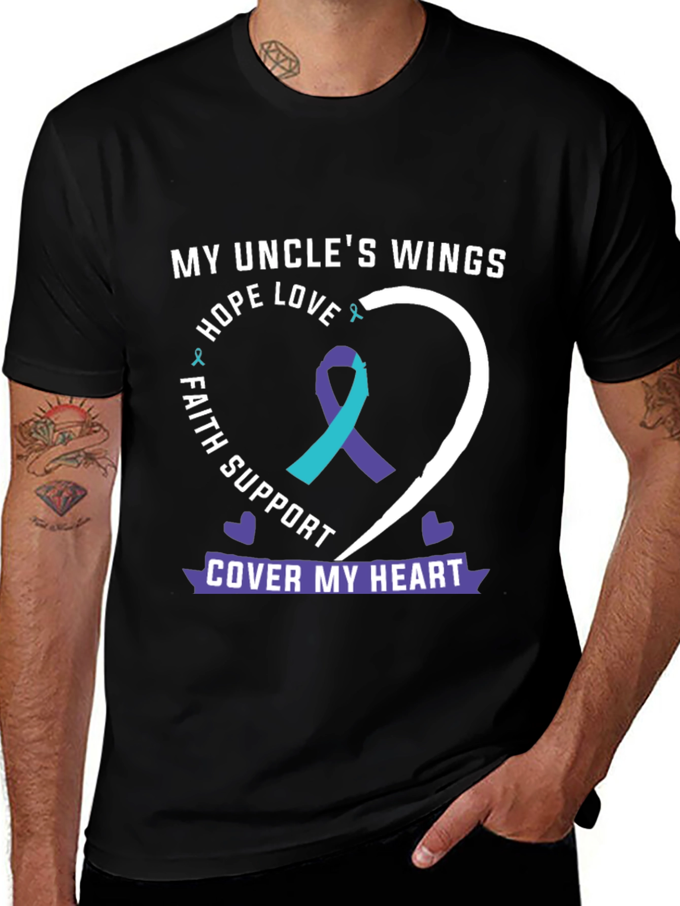 My Uncles Wings Awareness T-Shirt